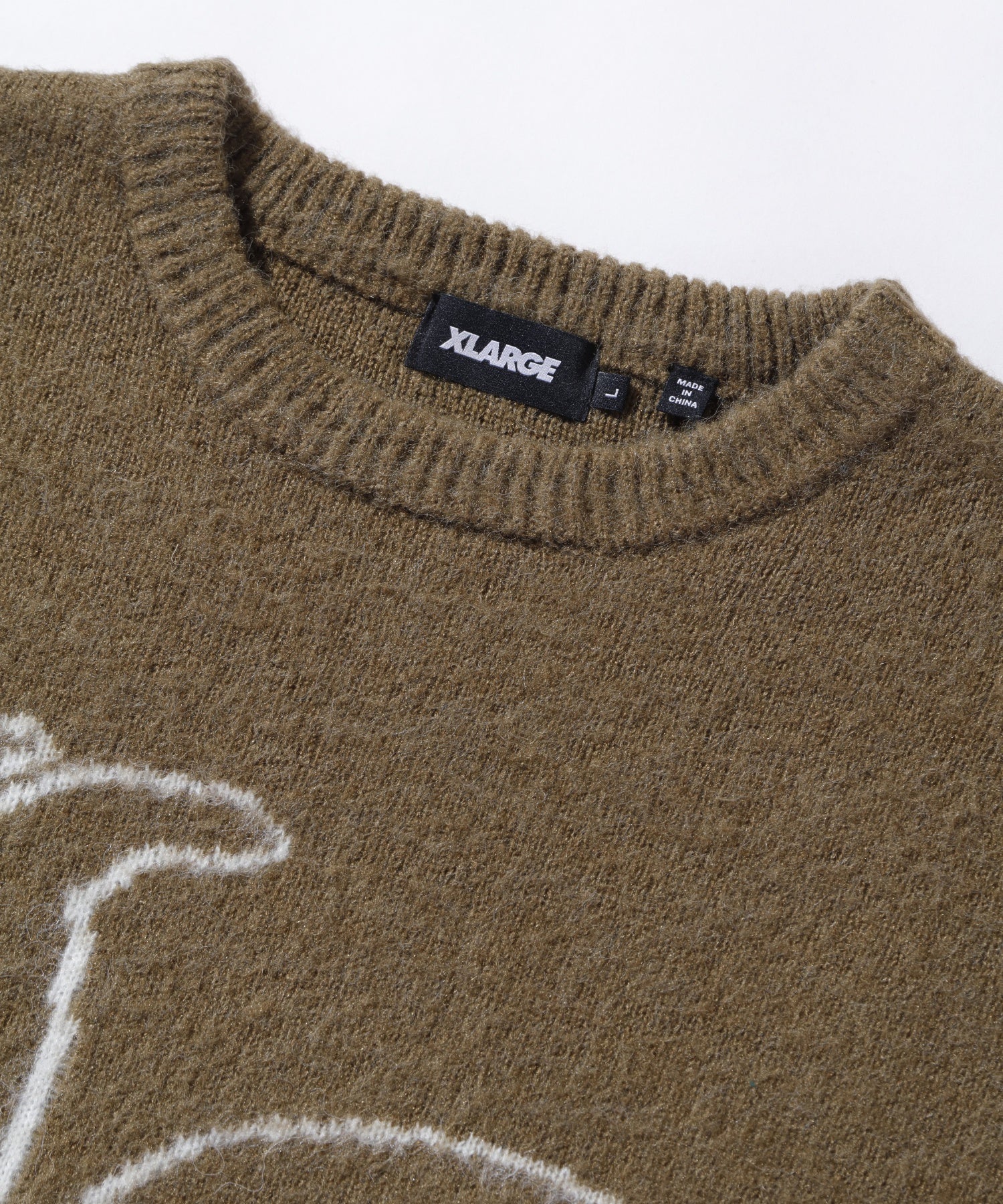 OLD ENGLISH MOHAIR CREWNECK KNIT