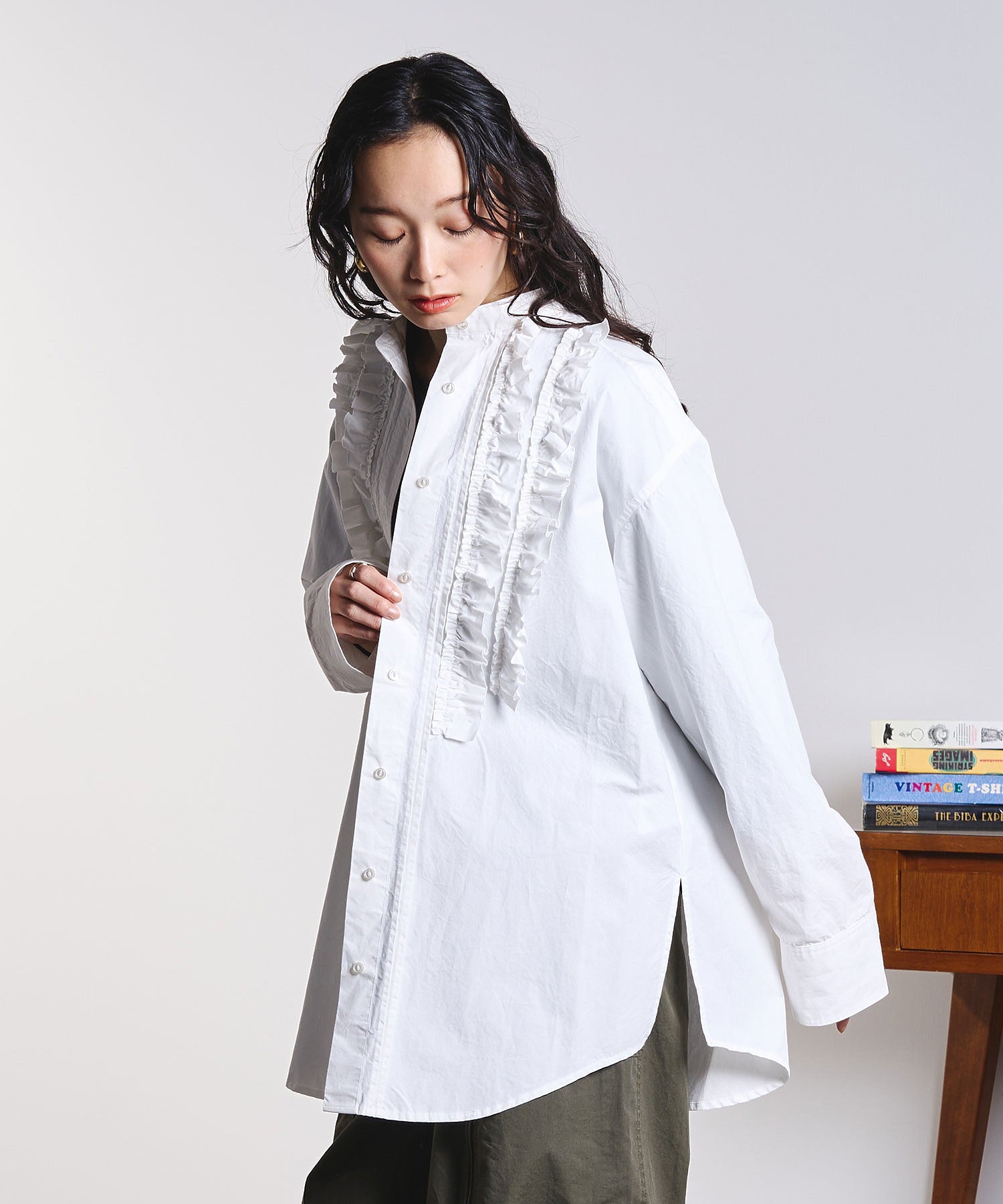 model:161cm 着用サイズ:ONE SIZE