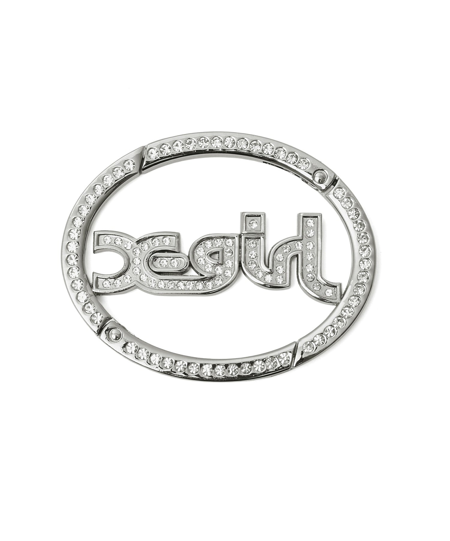 RHINESTONE MILLS LOGO CARABINER