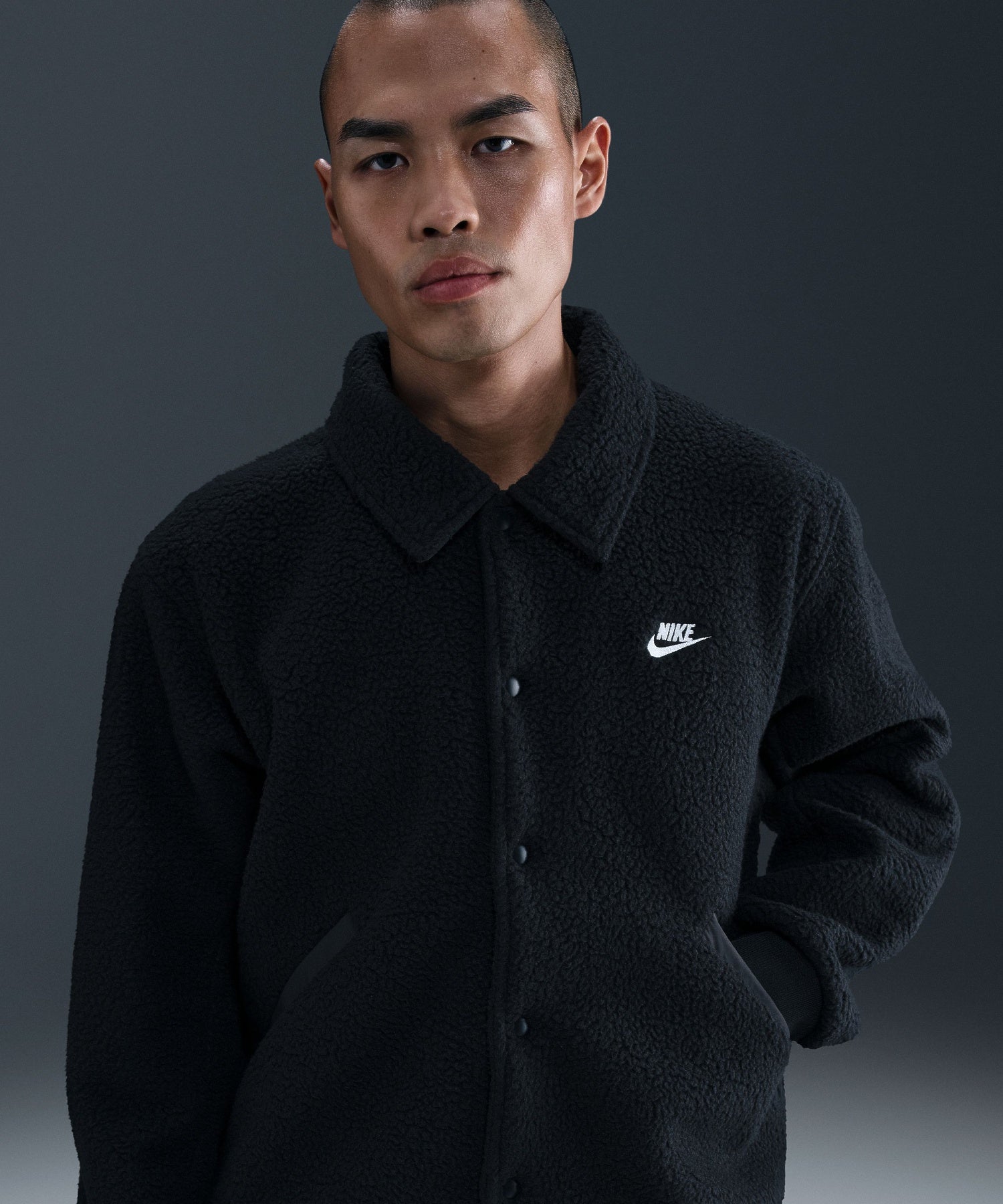 NIKE/ナイキ/AS M NK CLUB SHERPA COACHES JK HV1430