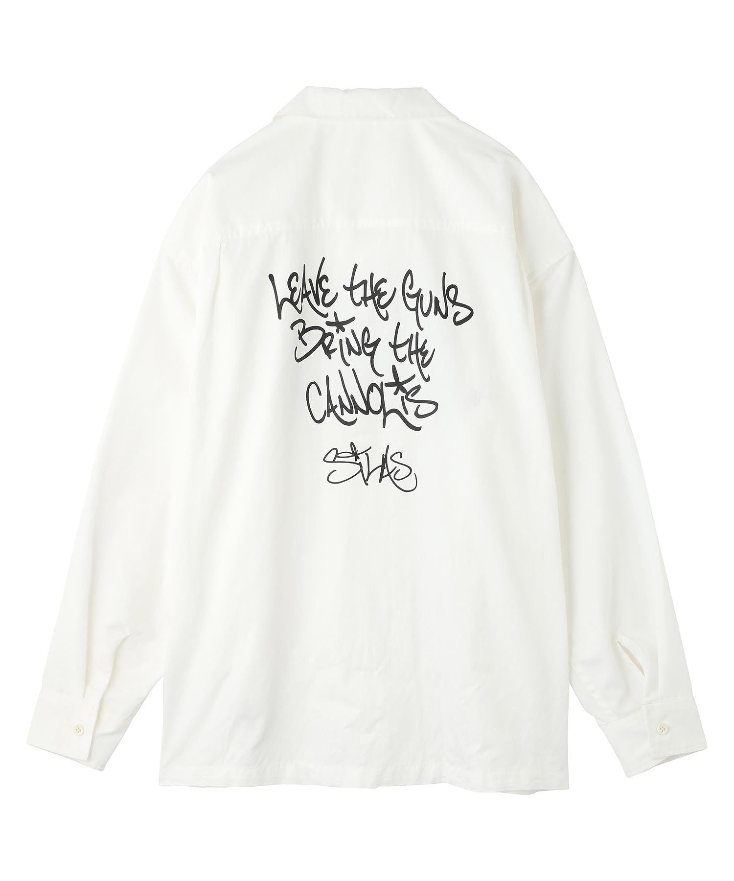 SILASxRICK FORD L/S OPEN COLLAR SHIRT