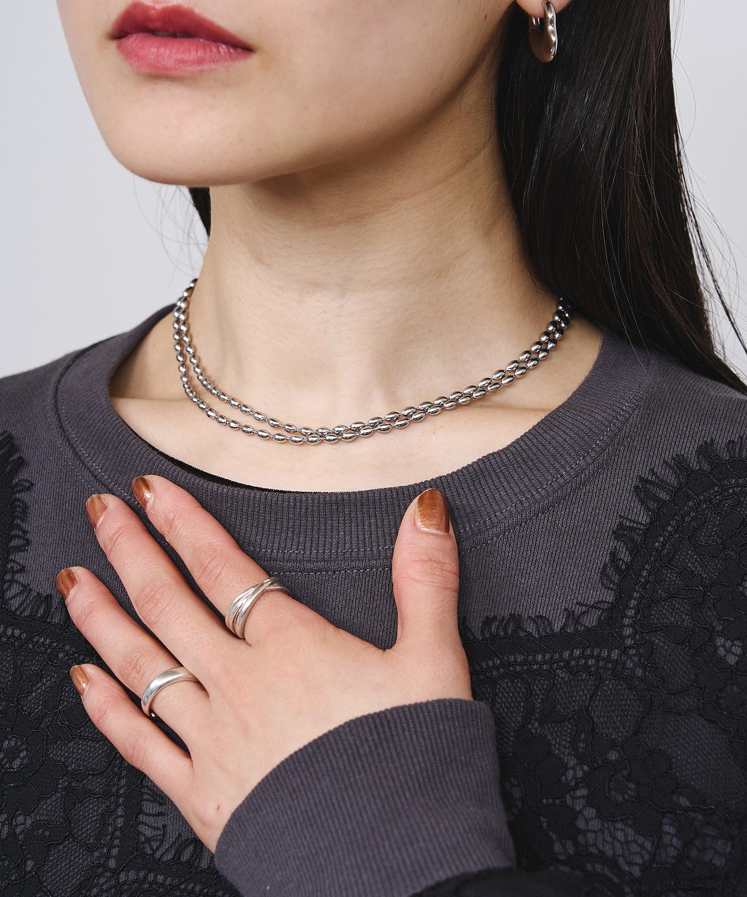 SOAC/DROP CHAIN LONG NECKLACE