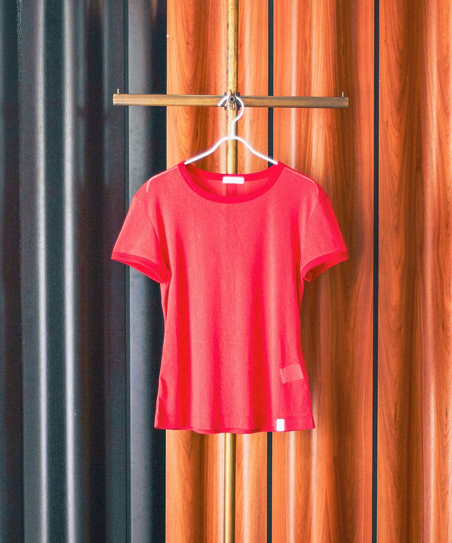 PISCESS/COTTON MESH SLIM FIT T-SHIRT