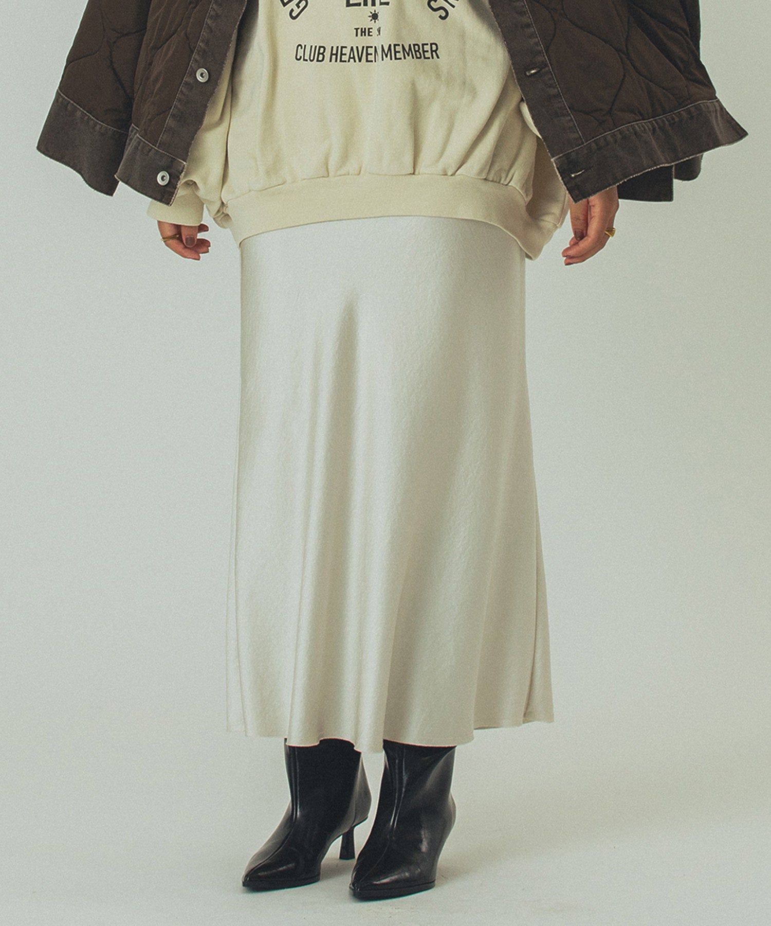 model:168cm 着用サイズ:M