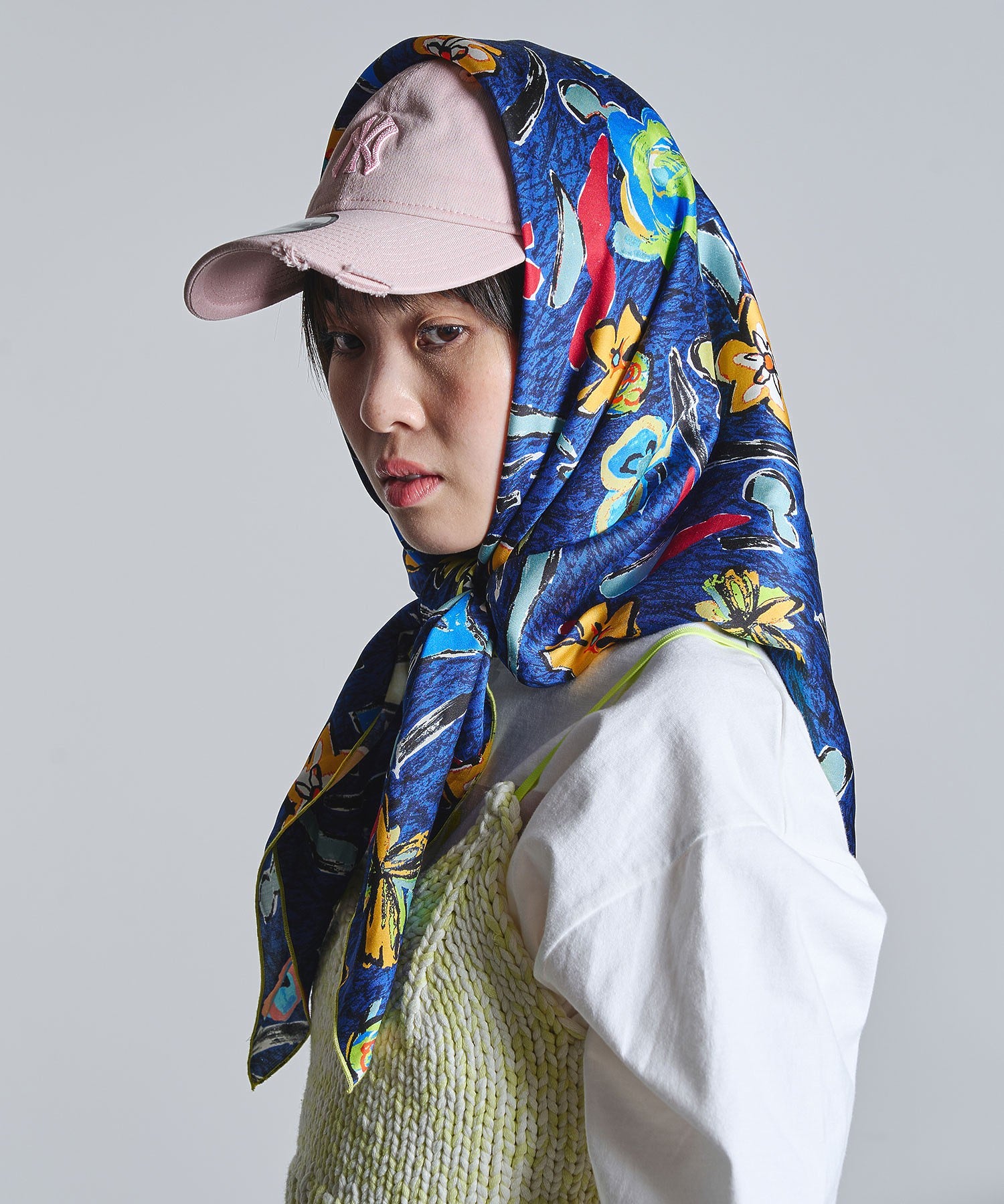 mici/PRINT SCARF