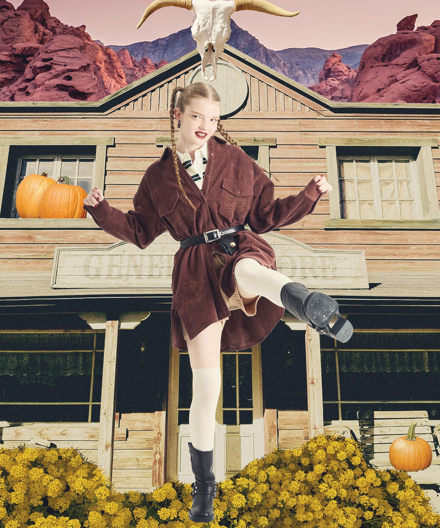 【ROSE BUD別注】INDIA IS BEAUTIFUL/WESTERN SHIRTS JACKET