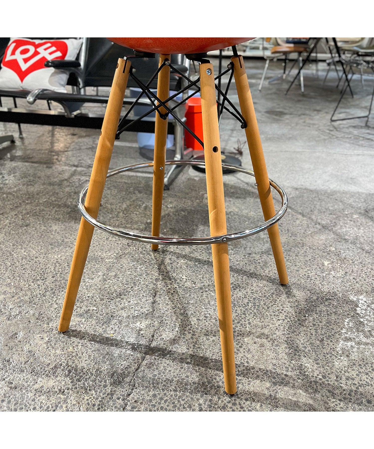 Dowel High Stool Base / Replica