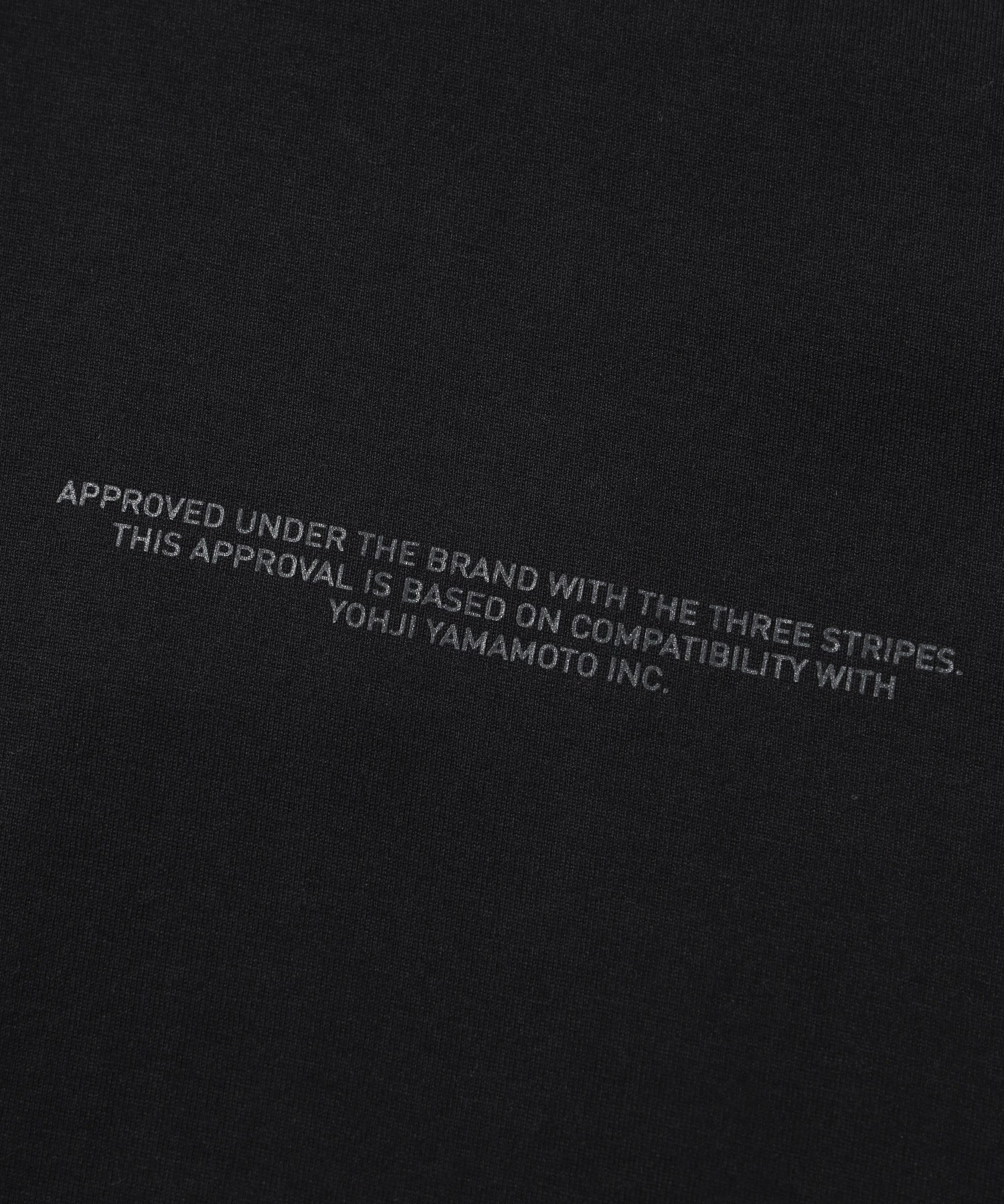 Y-3/ワイスリー/LOGO LS TEE BLACK JE9280