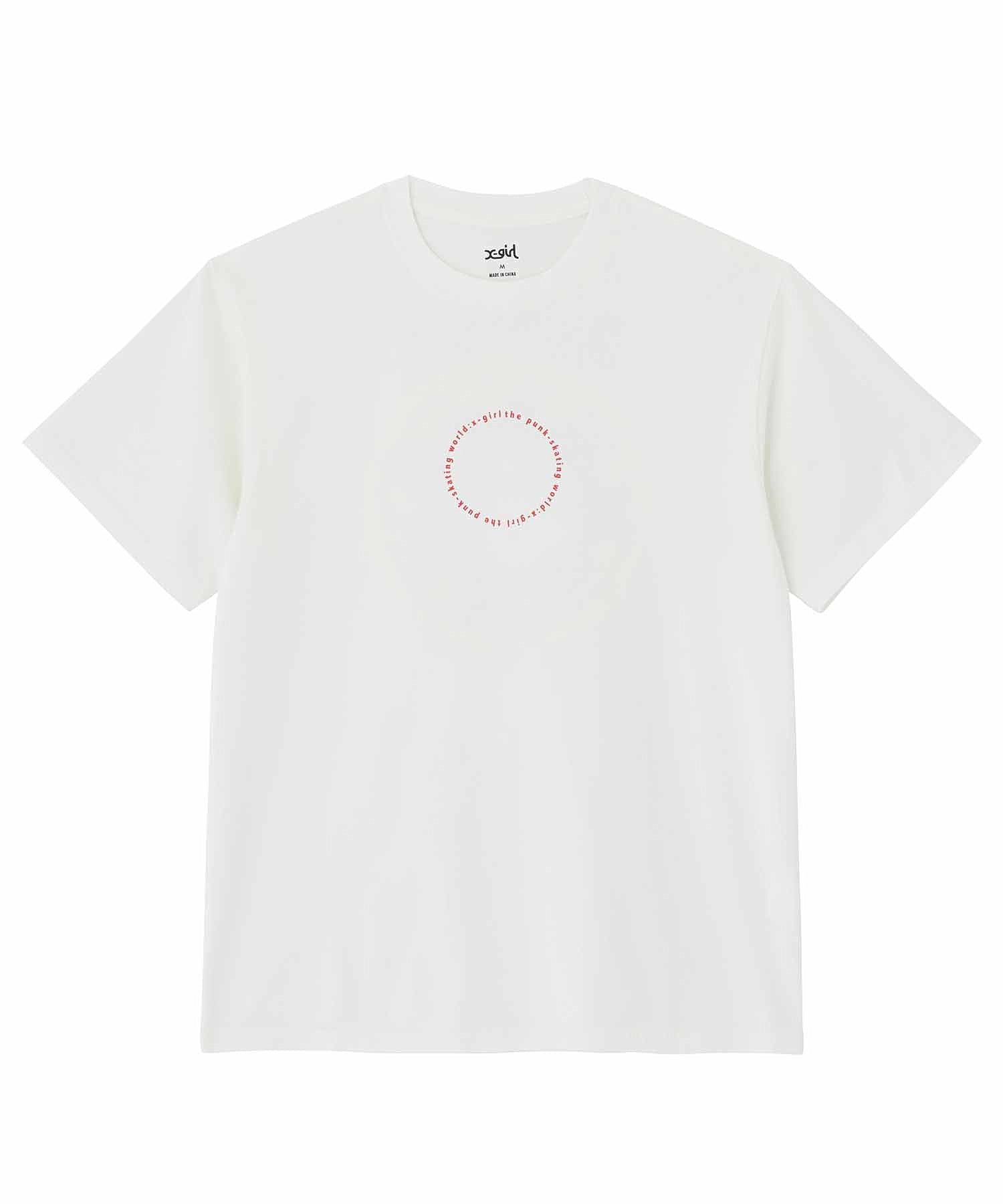 YIN YANG FLOWER LOGO S/S TEE X-girl