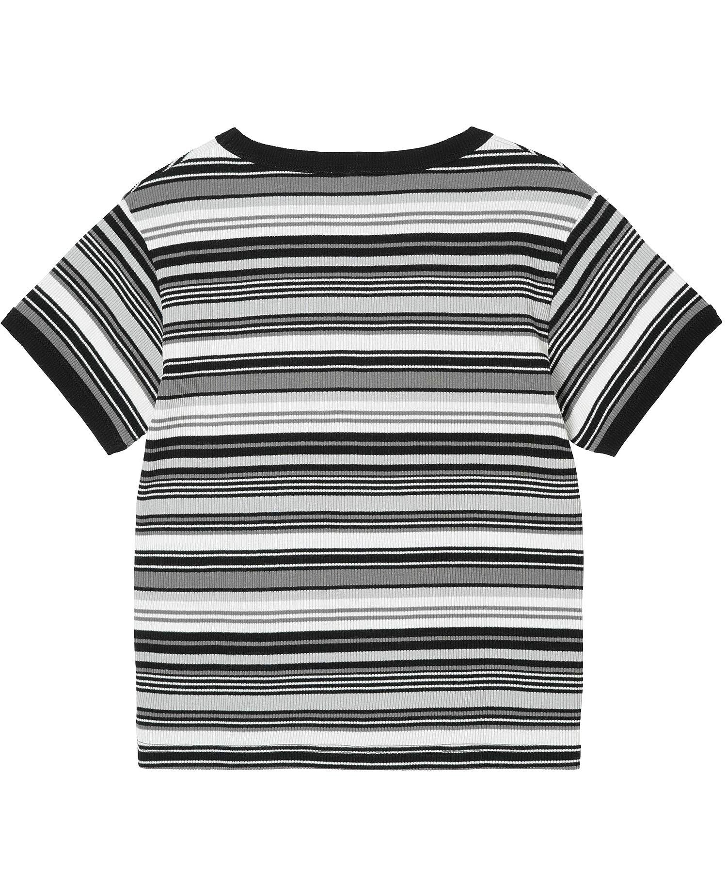 STRIPED RINGER S/S TEE X-girl