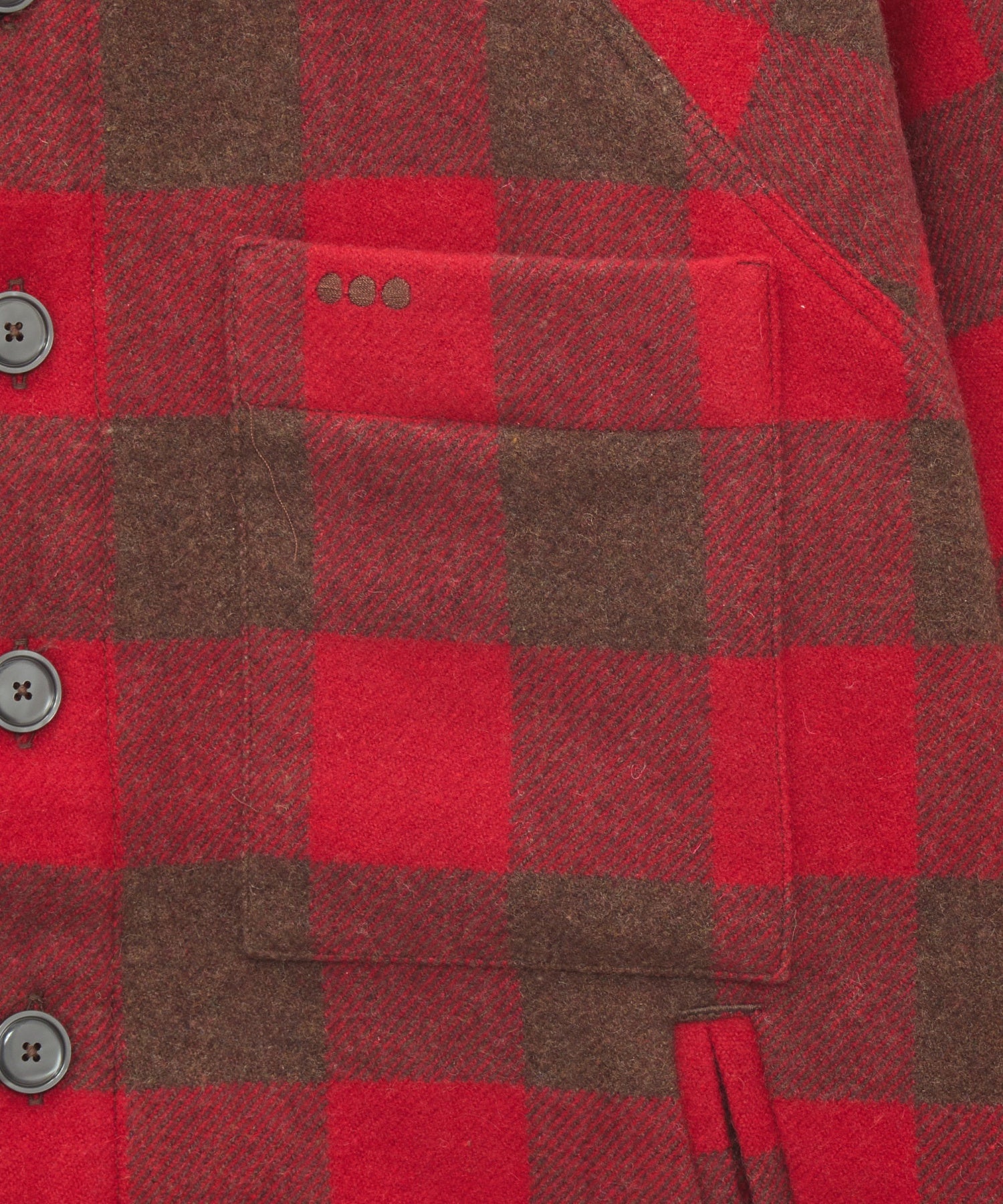 LATER/レイター/DUNE JACKET IN LINED WOOL LAT_DLD1CRM