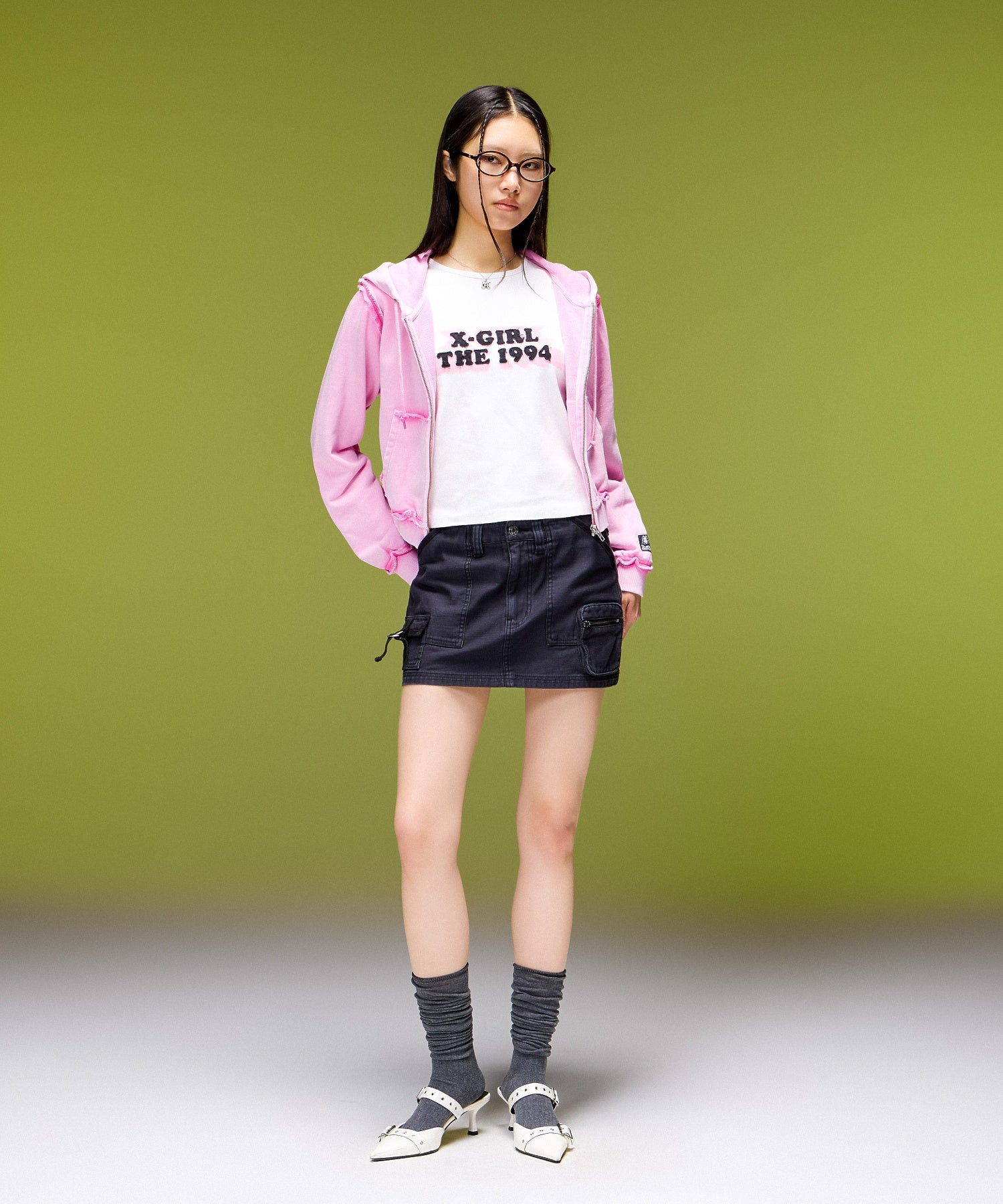 SPRAY AND PATCH S/S BABY TEE