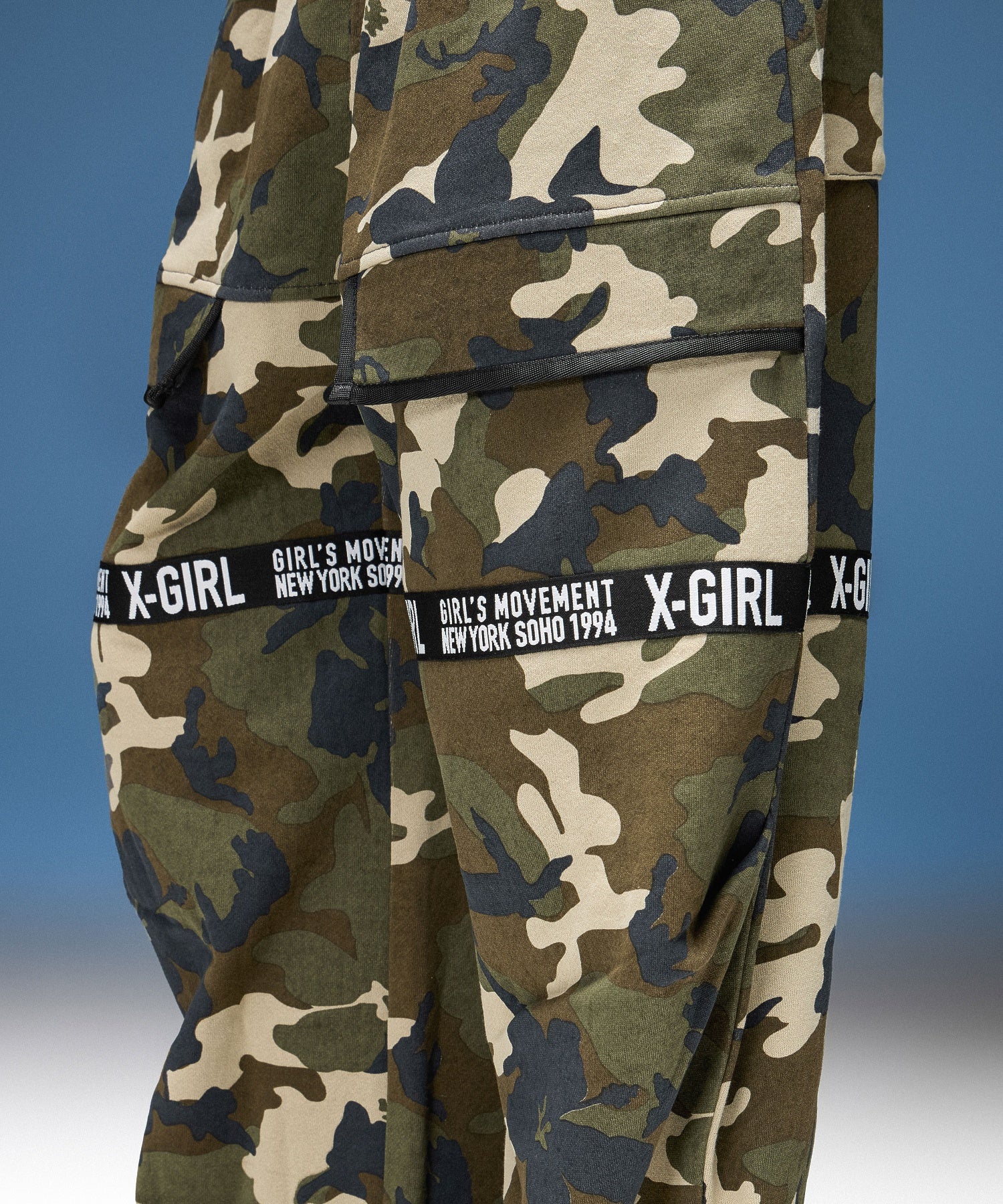 X-girl LOGO TAPE SWEATPANTS