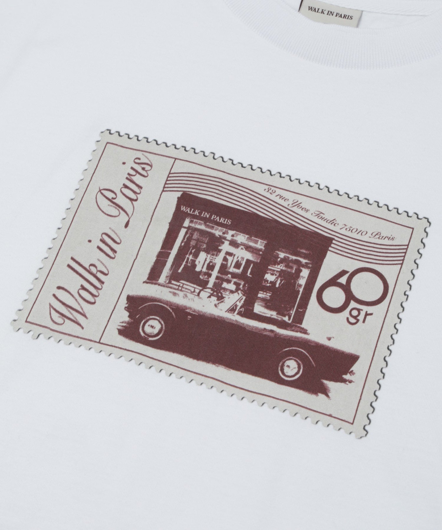 WALK IN PARIS/ウォーキンパリス/Walk in Paris stamp t-shirt