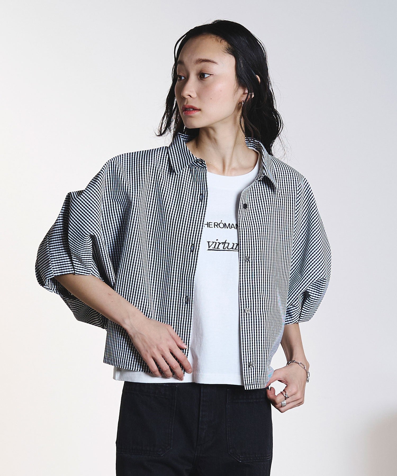 model:161cm 着用サイズ:ONE SIZE