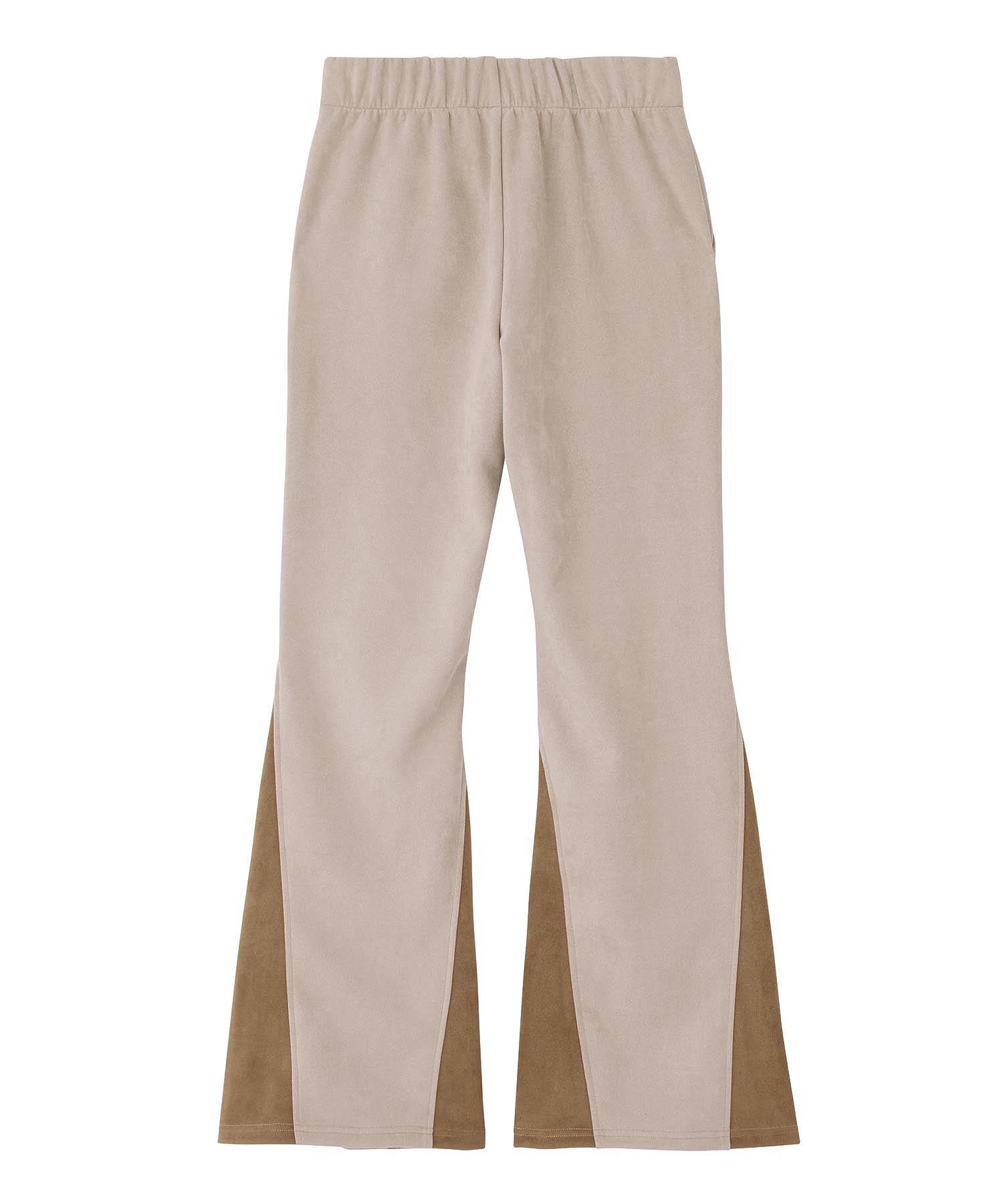 FAUX SUEDE FLARE PANTS X-girl