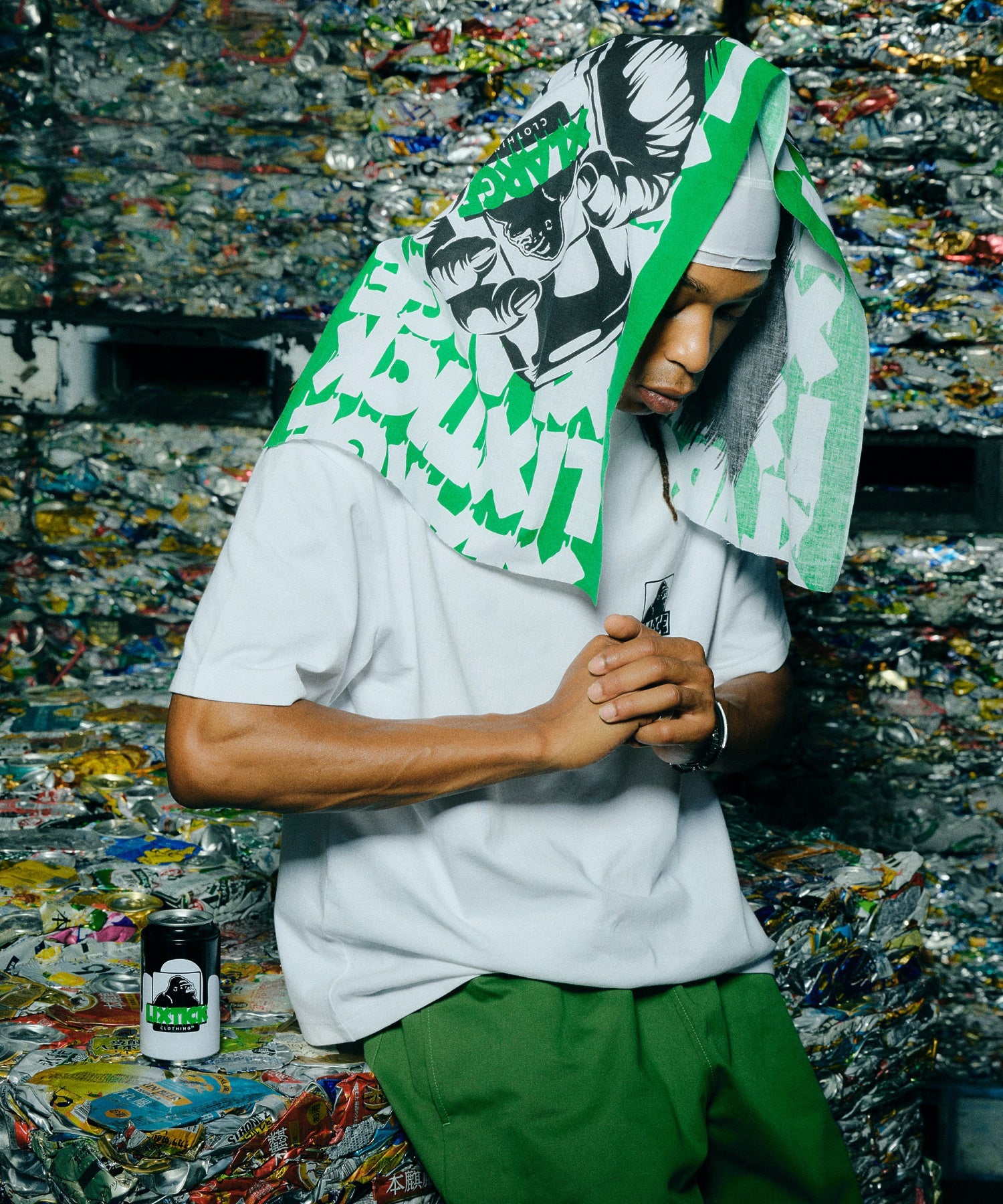 XLARGE×LIXTICK MYSTERY TENUGUI CAN