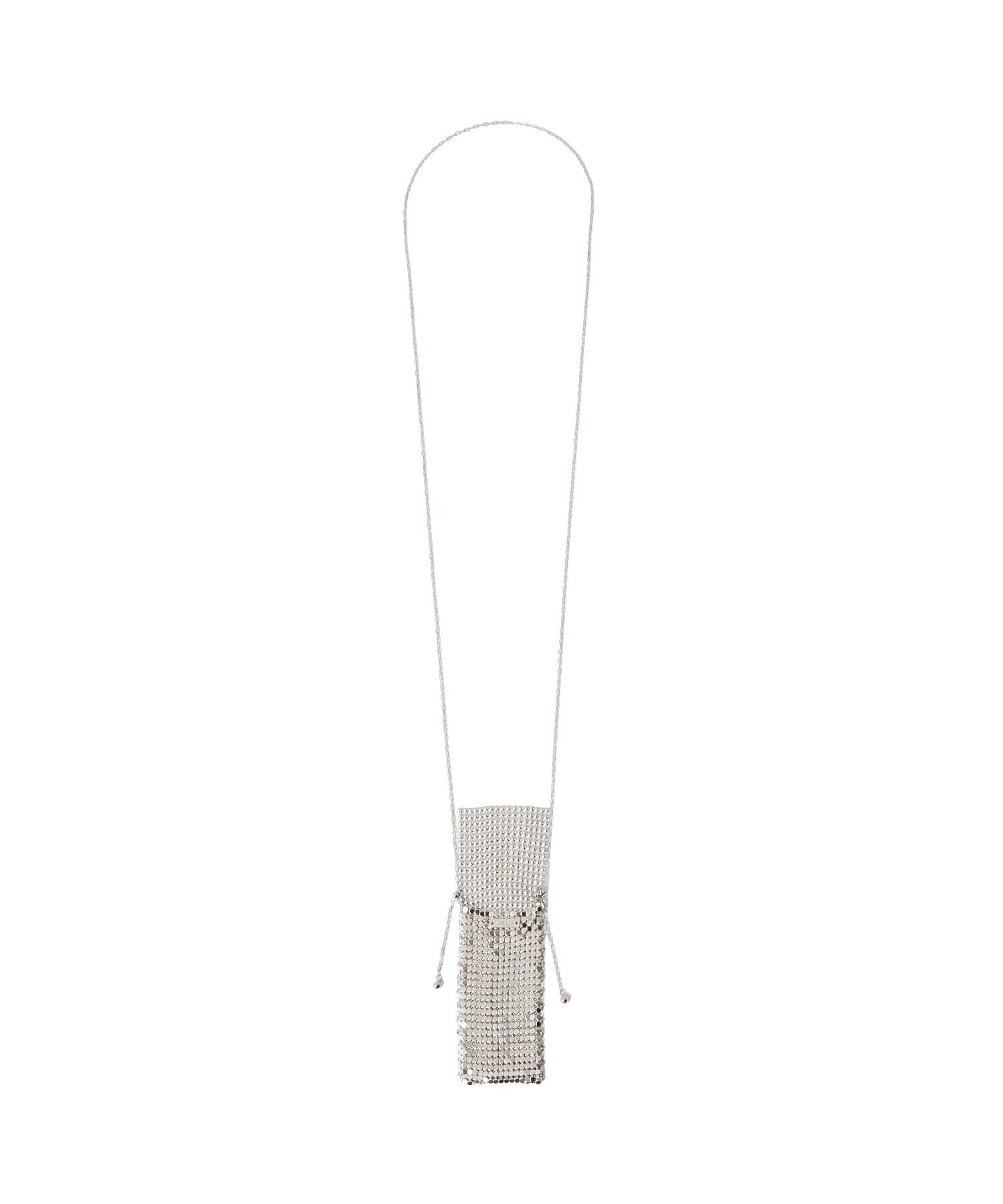 Sea’ds mara/Metal mesh lip case necklace