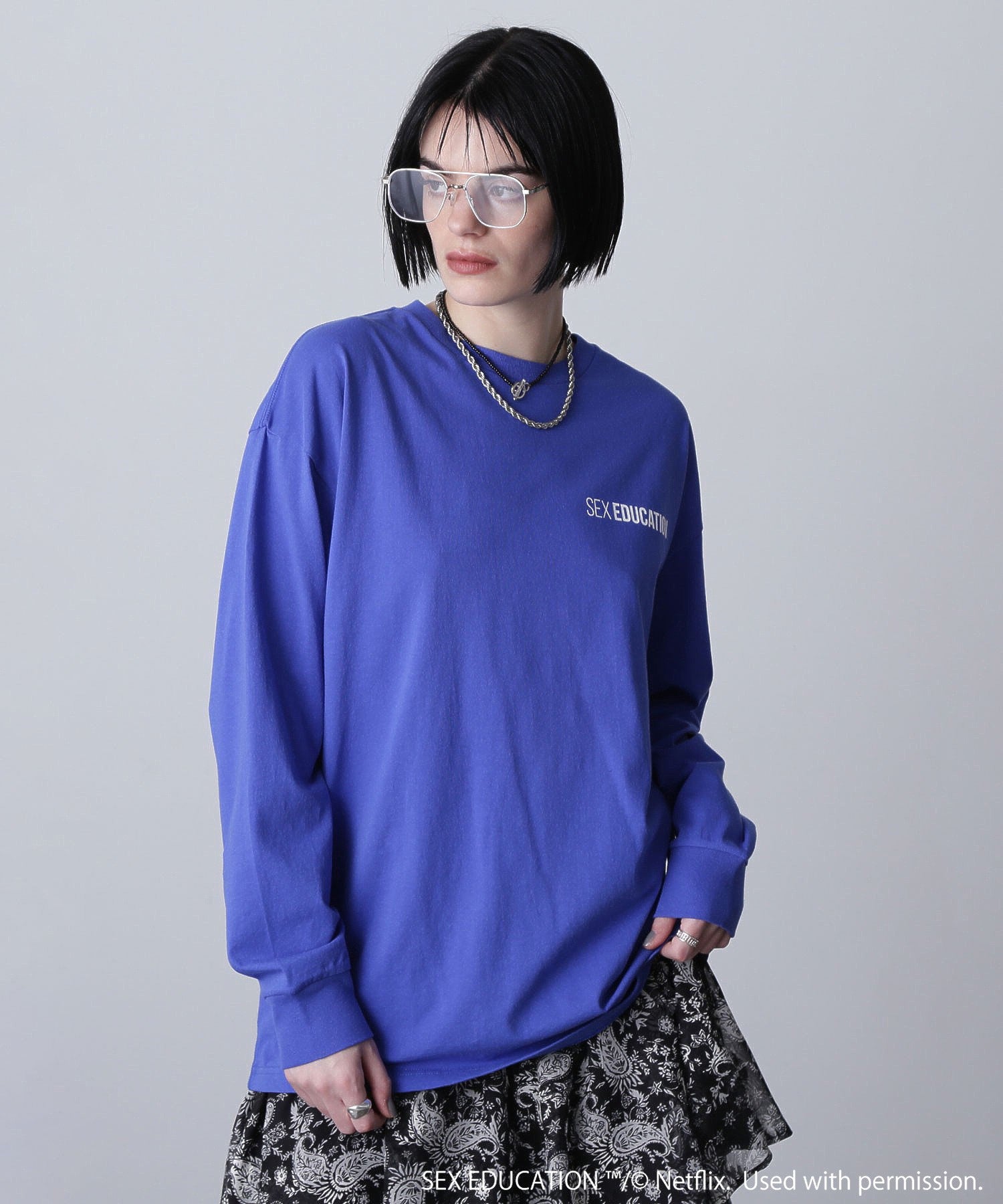 Netflix Series ‘SEX EDUCATION’ × ROSE BUD/PHOTO BACK PRINT TEE