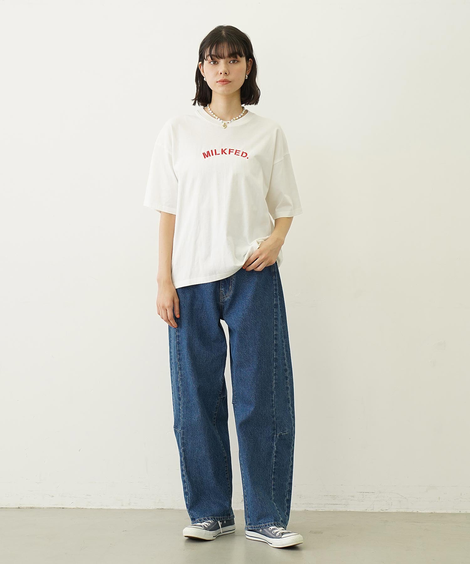 EMBROIDERY ARCH STENCIL WIDE S/S TEE