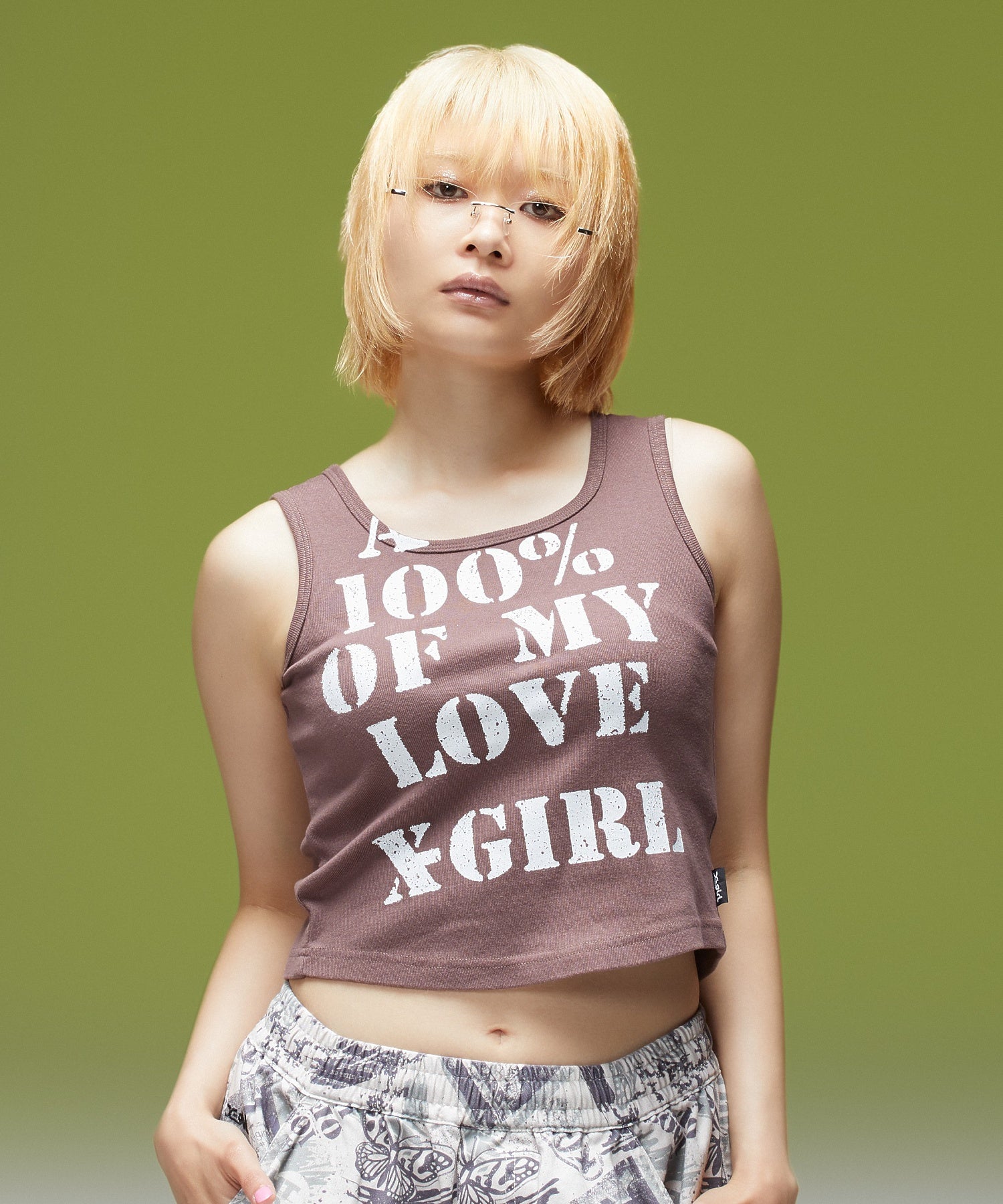 2WAY LACE UP TANK TOP