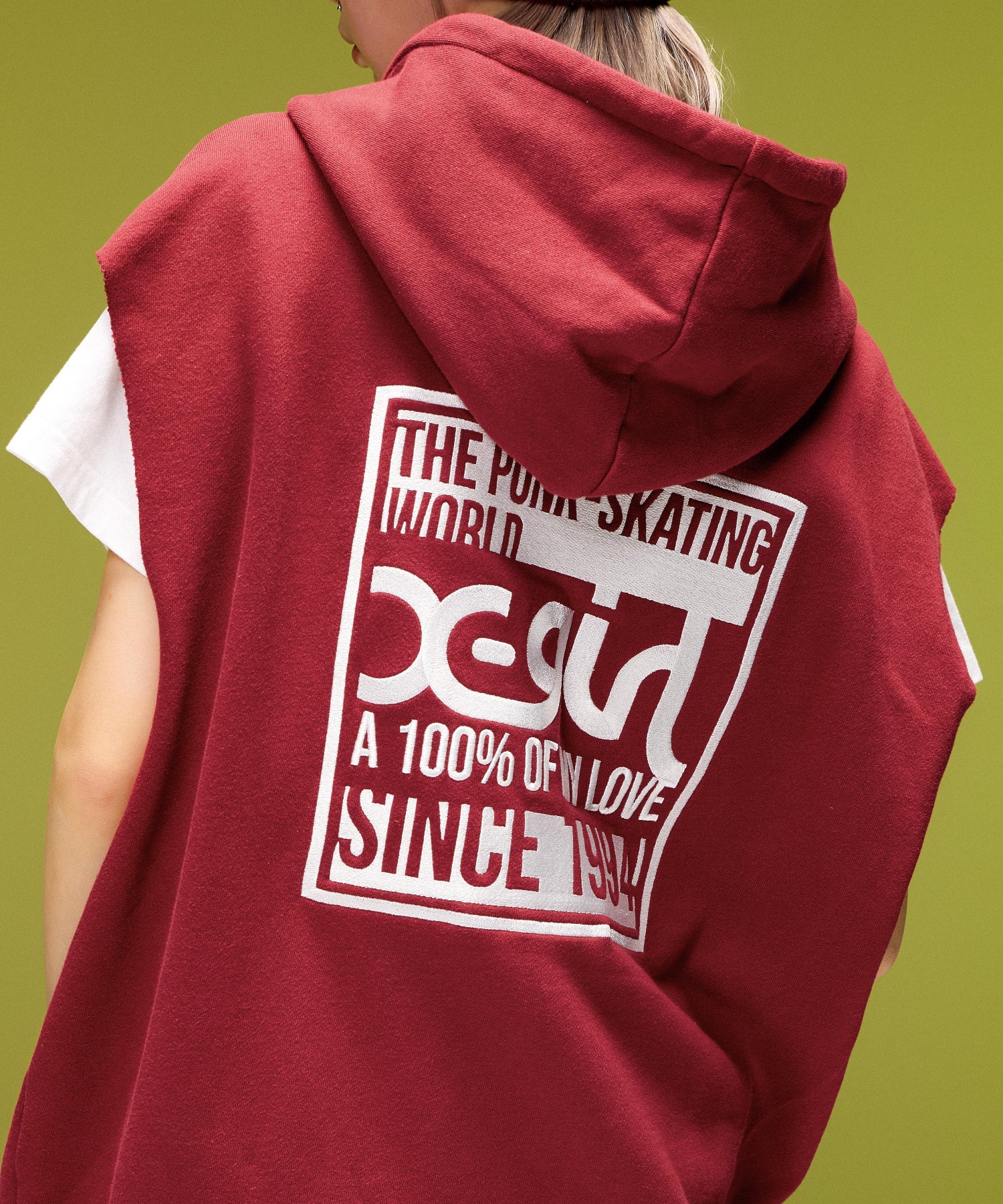 SIGNBOARD LOGO ZIP UP SWEAT VEST