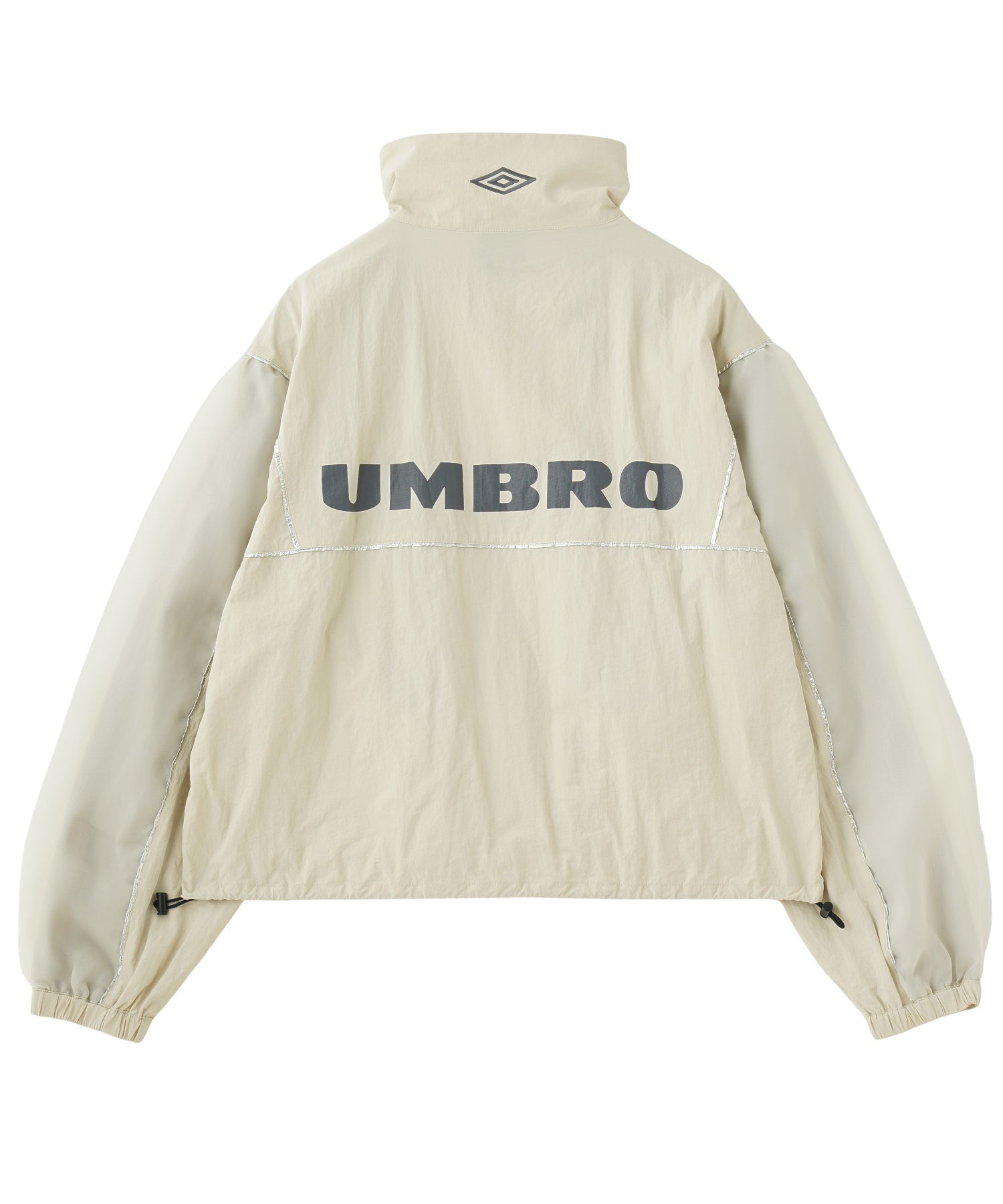 UMBRO×ROSE BUD/ORGANZA SLEEVE NYLON JACKET