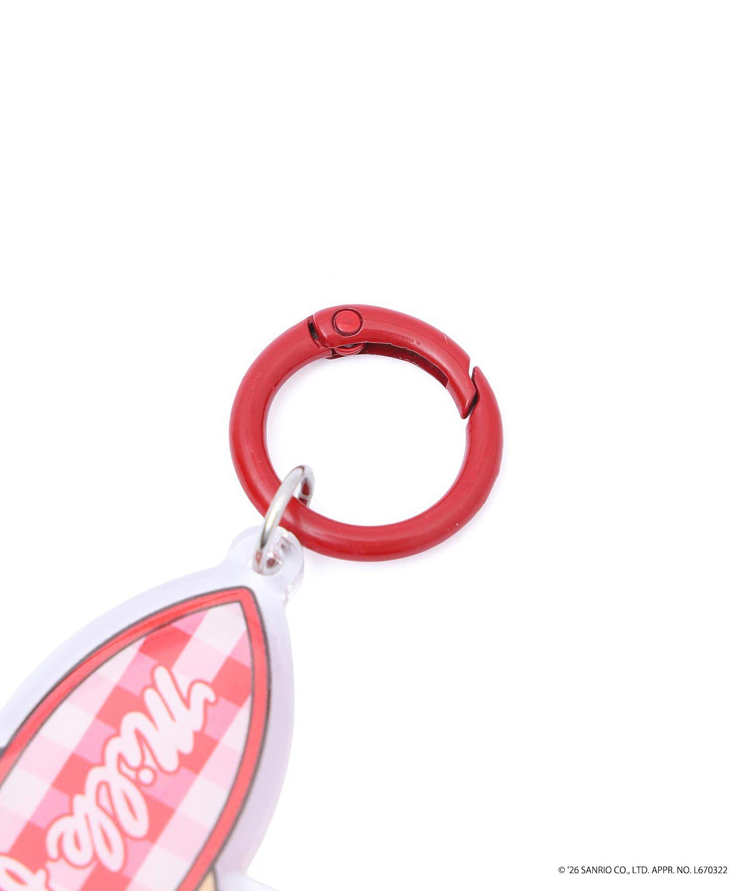 MILKFED. × HELLO KITTY SUN-KISSED SURF KEYCHAIN