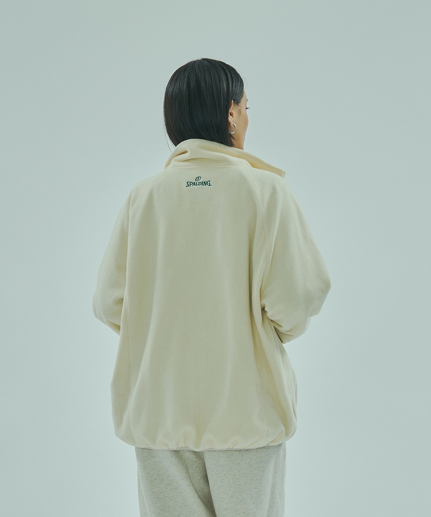 SPALDING x ROSE BUD FLEECE JACKET