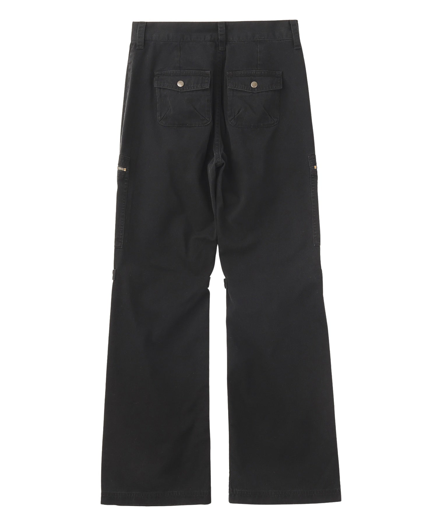 FADED MULTI POCKET FLARE PANTS