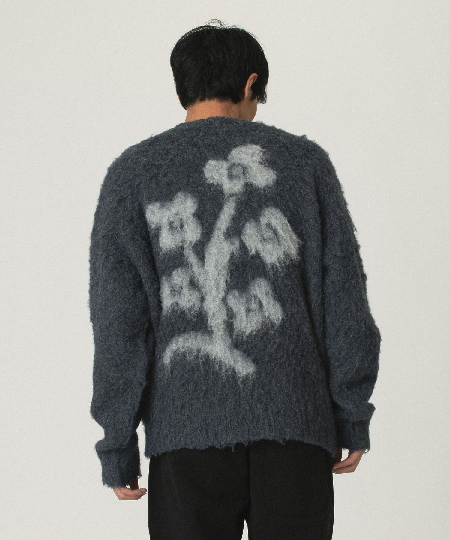 SOULLAND/ソウルランド/FRANK crewneck brushed boucle sweater 52050-1369