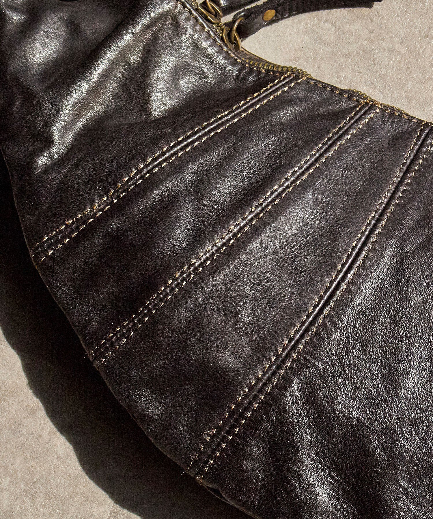 MILLELA FIRENZE/GARMENT DYED SHOULDER BAG
