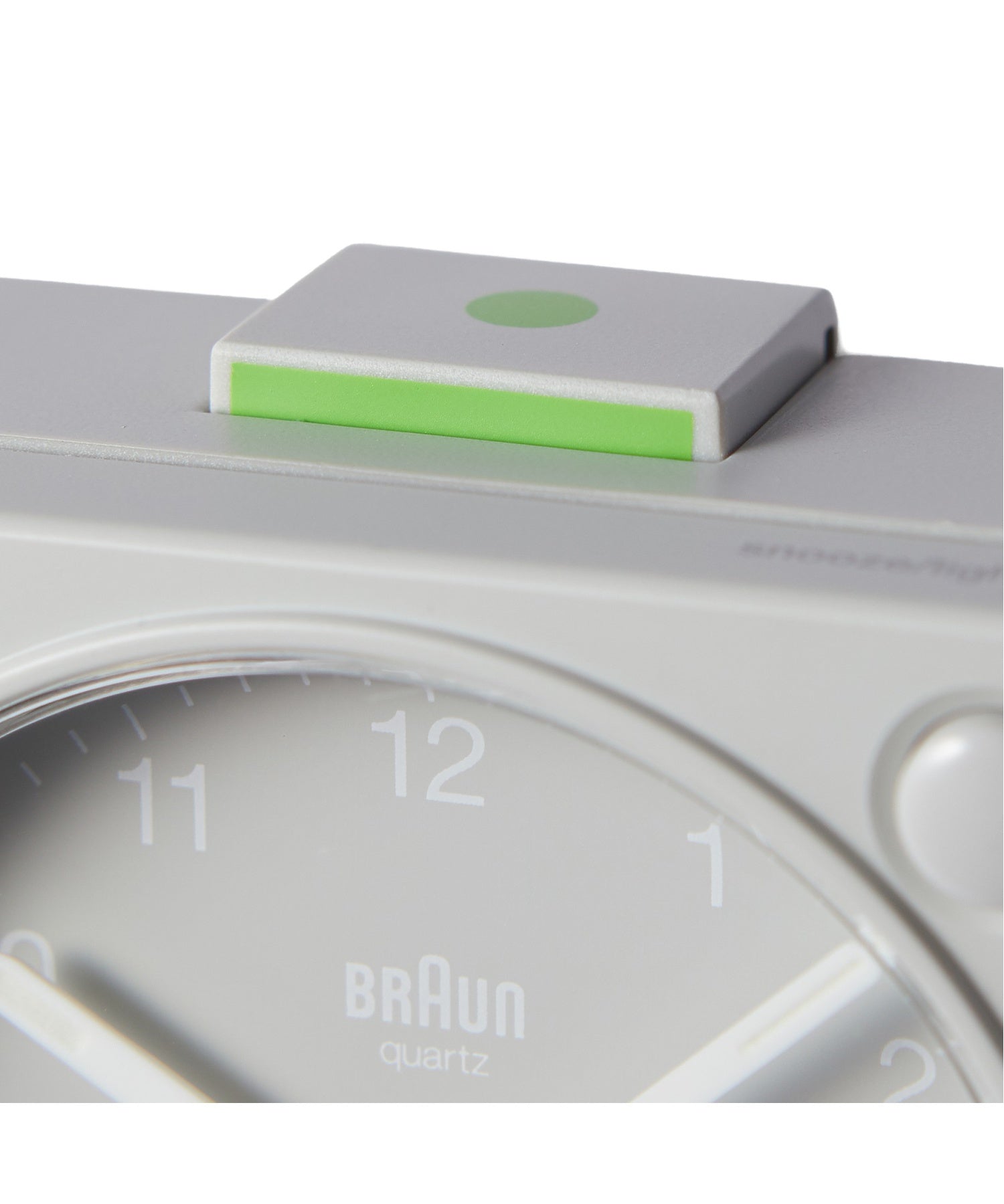 BRAUN ALARM CLOCK GRAY BC02XG（ブラウン置き時計 アナログアラームクロック グレー）