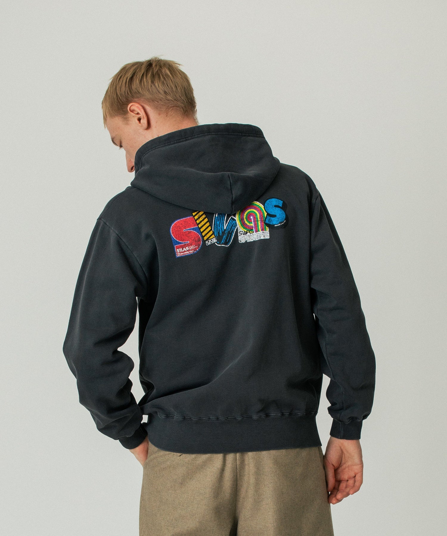STICKER BOMB ZIP HOODIE