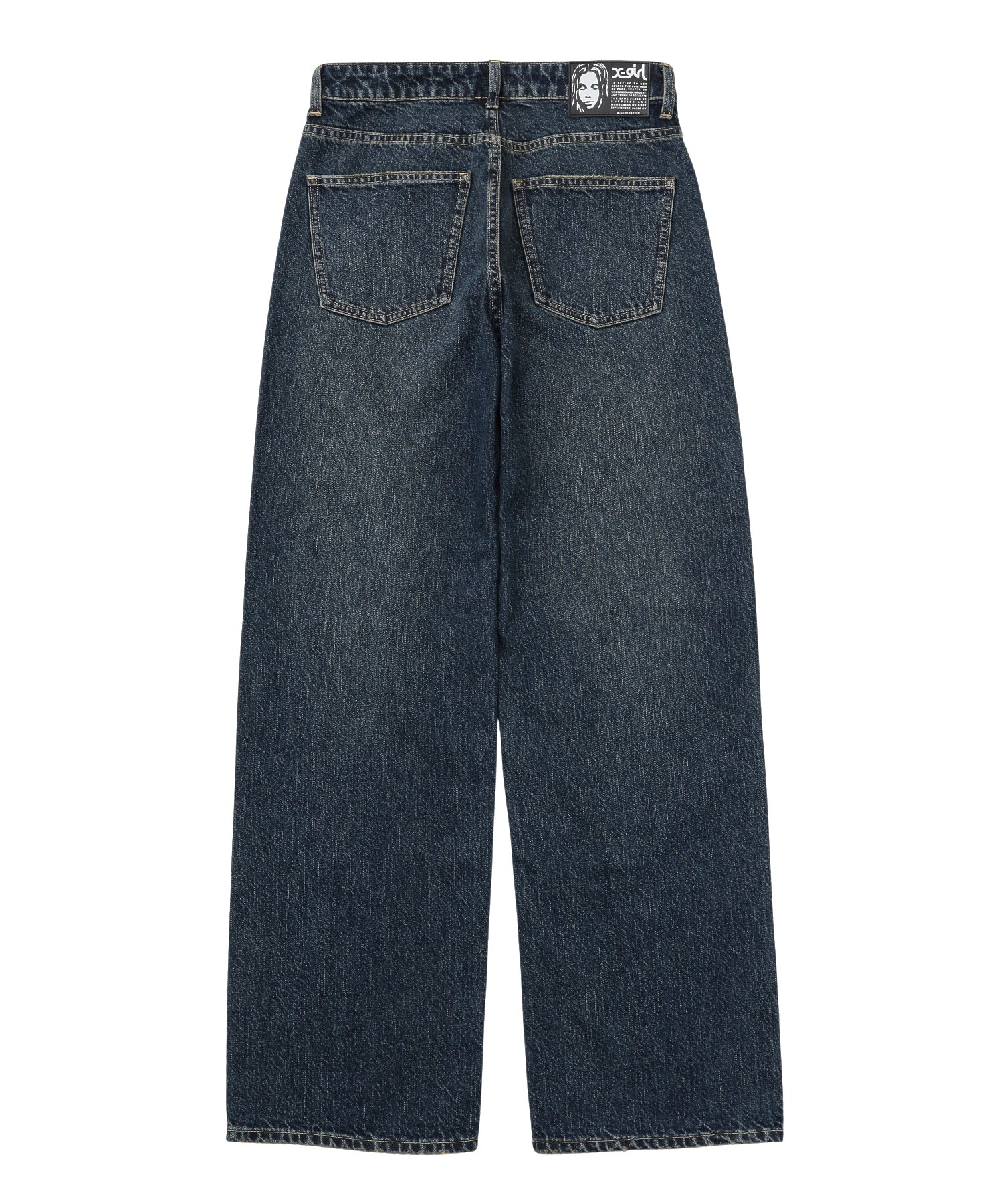 FACE PATCH LOOSE FIT STRAIGHT PANTS