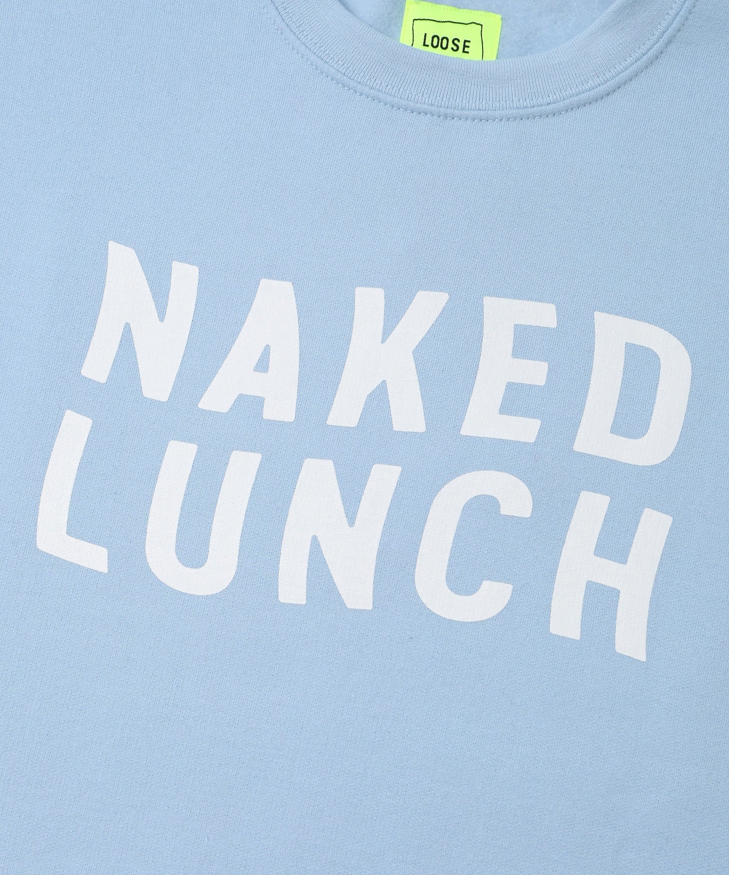LOOSEJOINTS/ルーズジョインツ/NAKED LUNCH CREW NECK LF26FL002KO BLUE