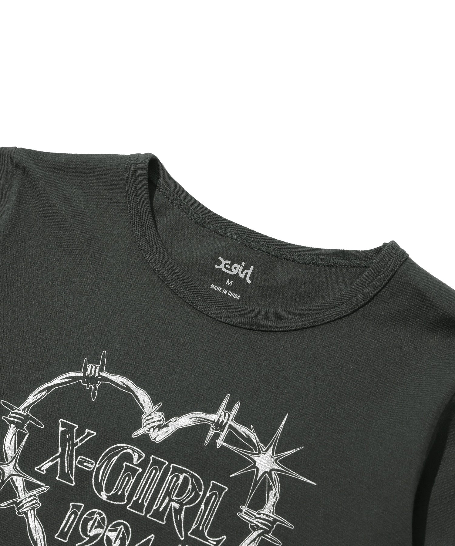 BARBED WIRE HEART L/S BABY TEE