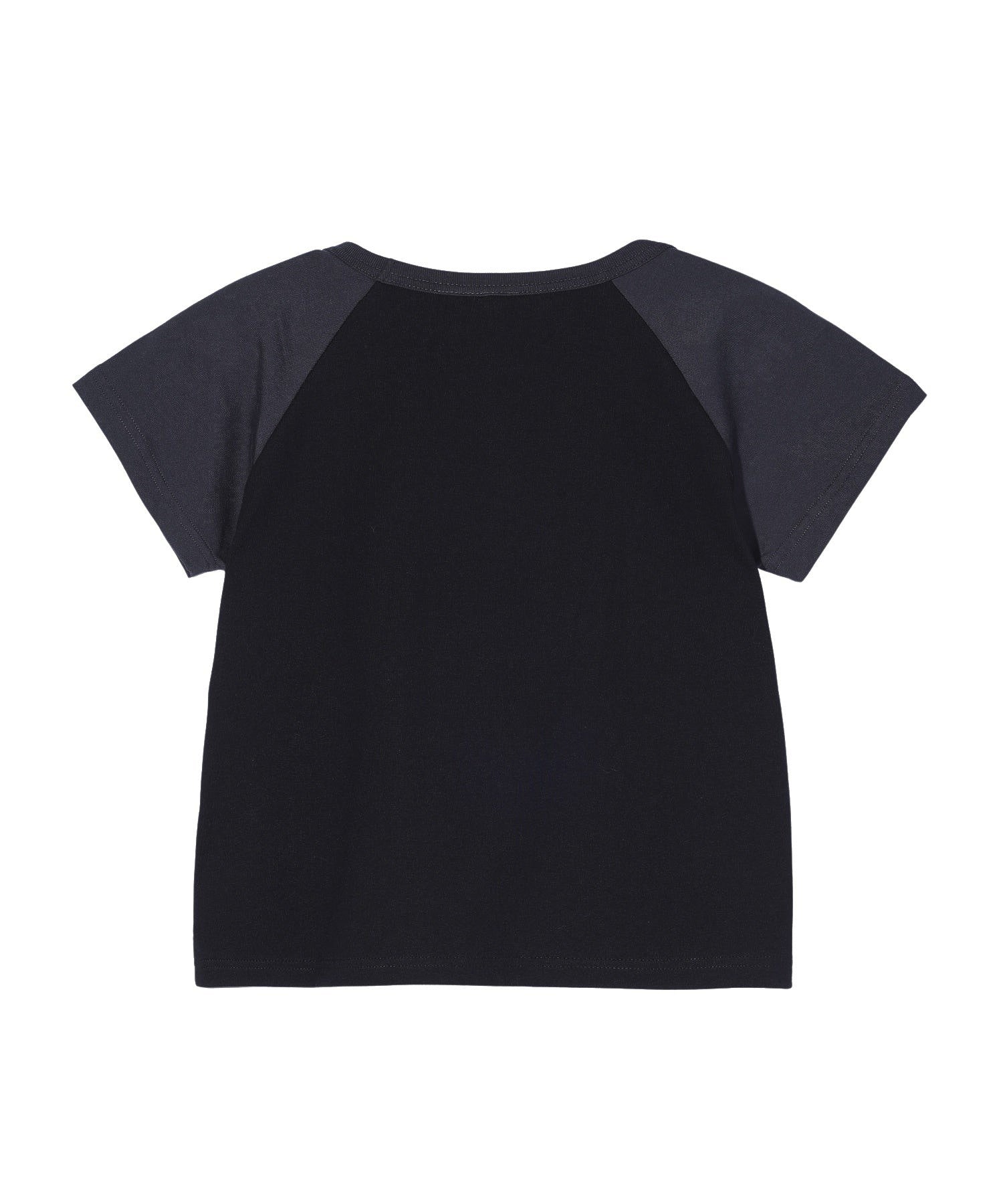 SPRAY PRINT AND EMBROIDERY S/S RAGLAN BABY TEE X-girl