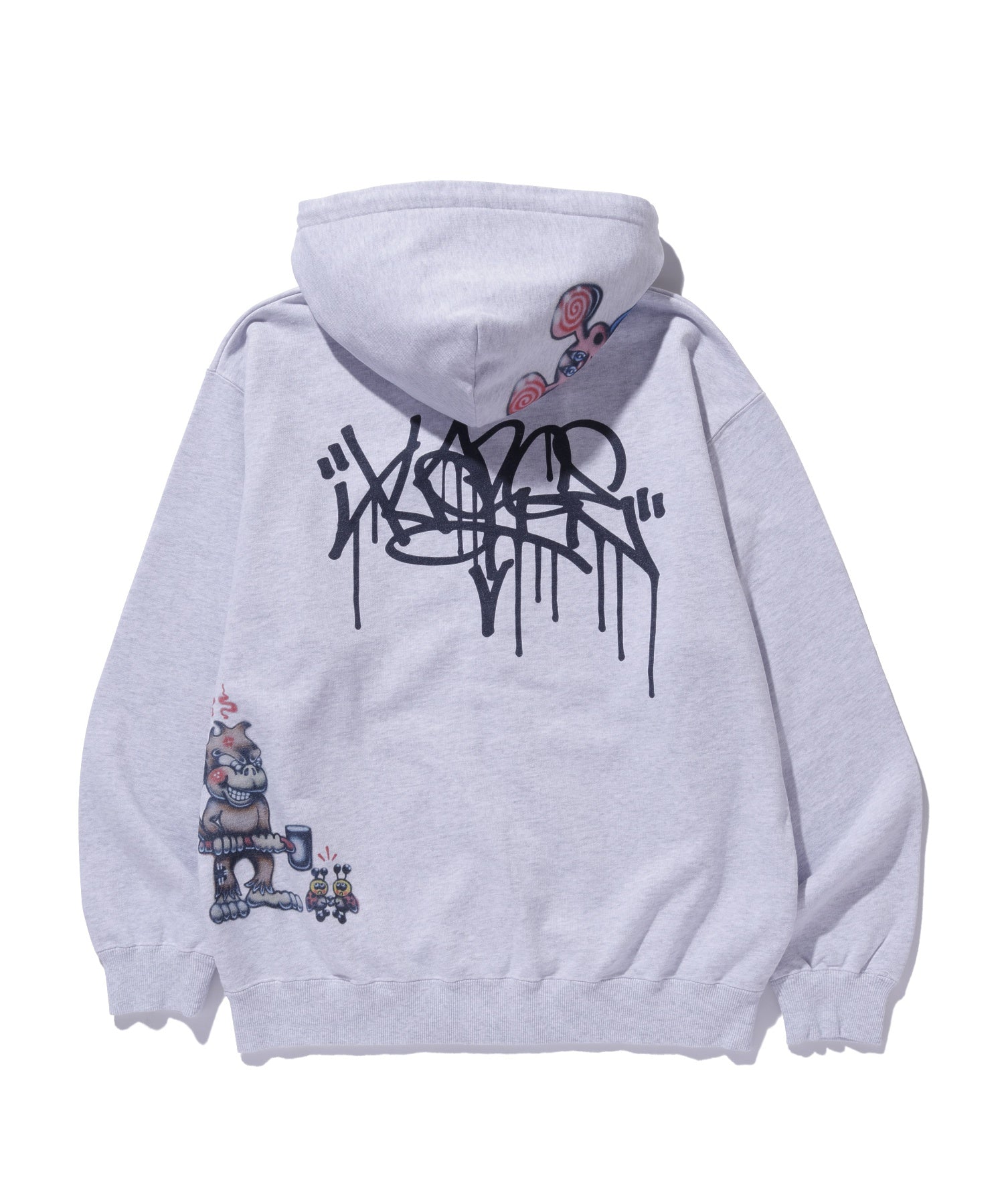 PAINTING ZIP-UP HOODED SWEATSHIRT