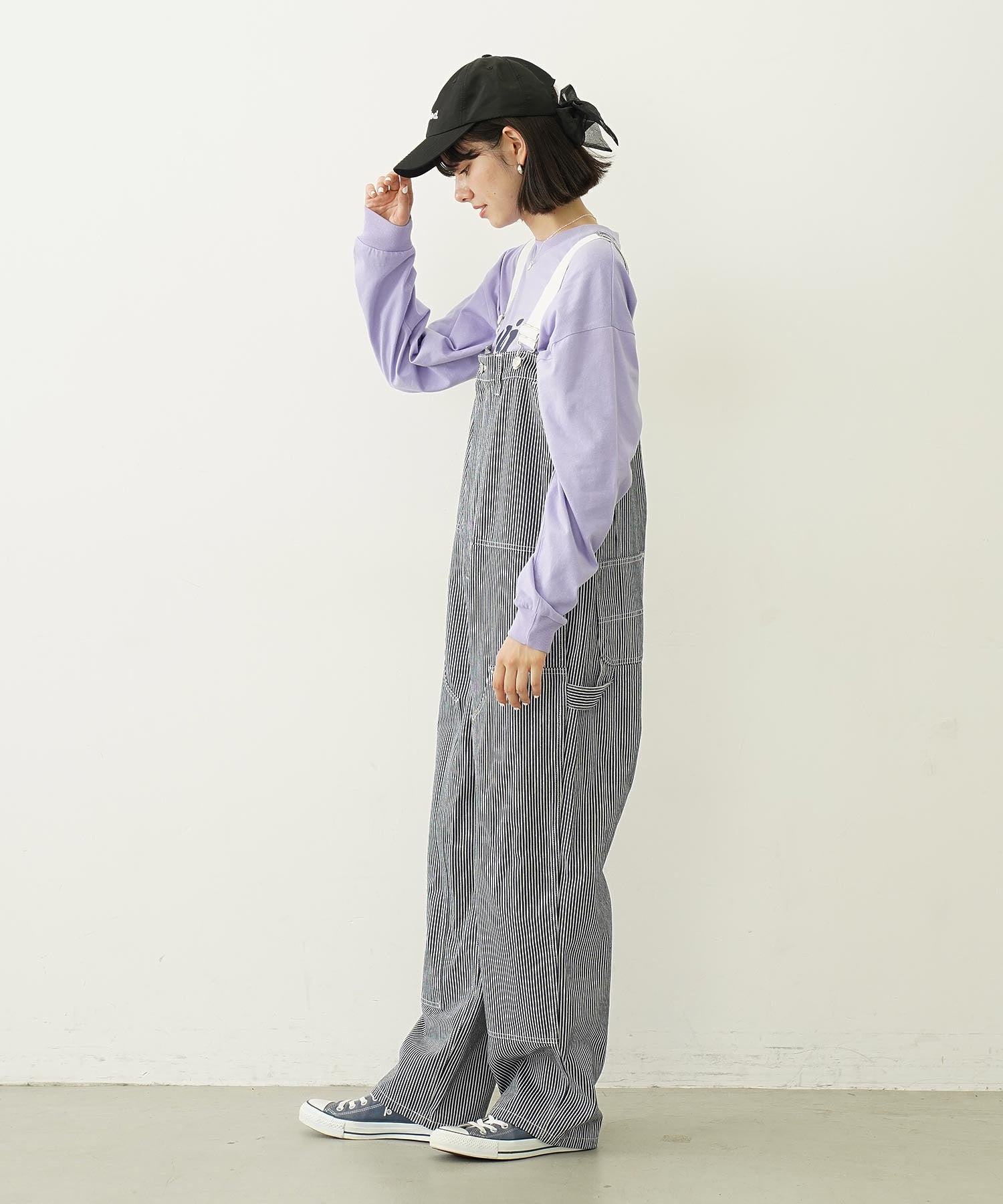 WORK STYLE SALOPETTE PANTS