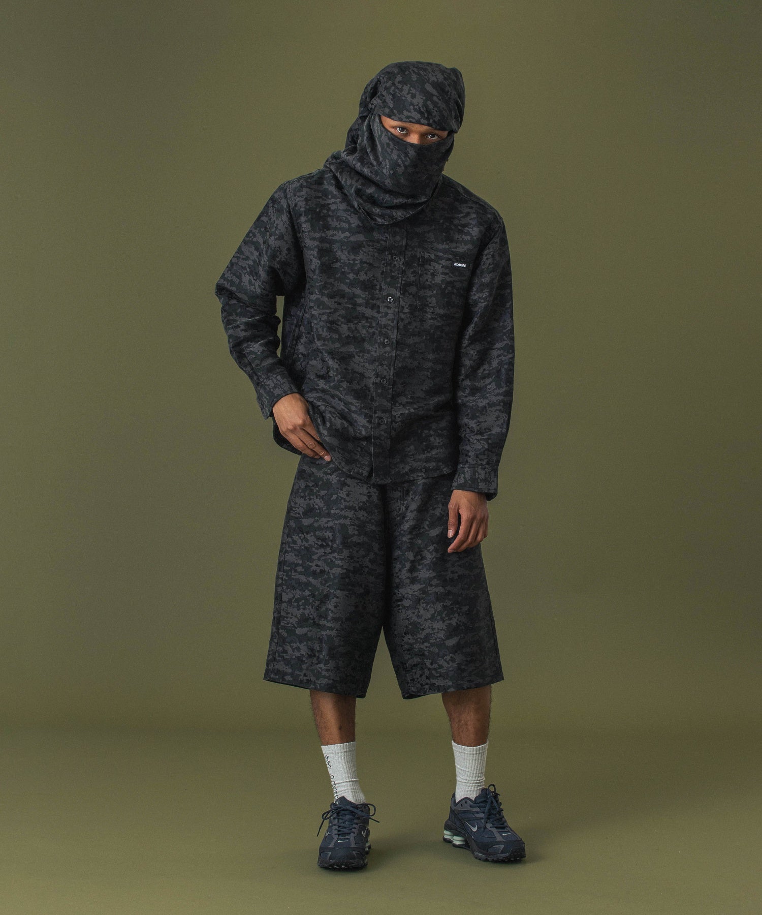 DIGITAL CAMO JACQUARD SCARF