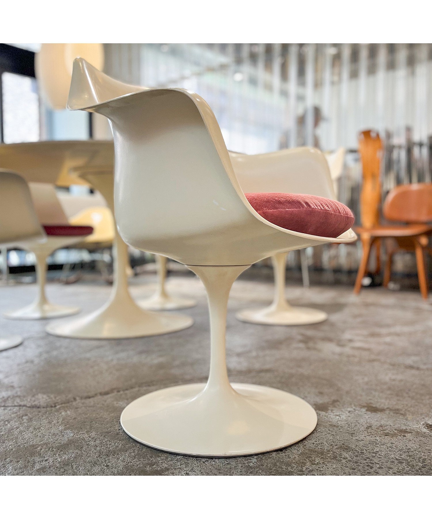 Saarinen Tulip Arm Chair / Eero Saarinen / Knoll / 1960年代製