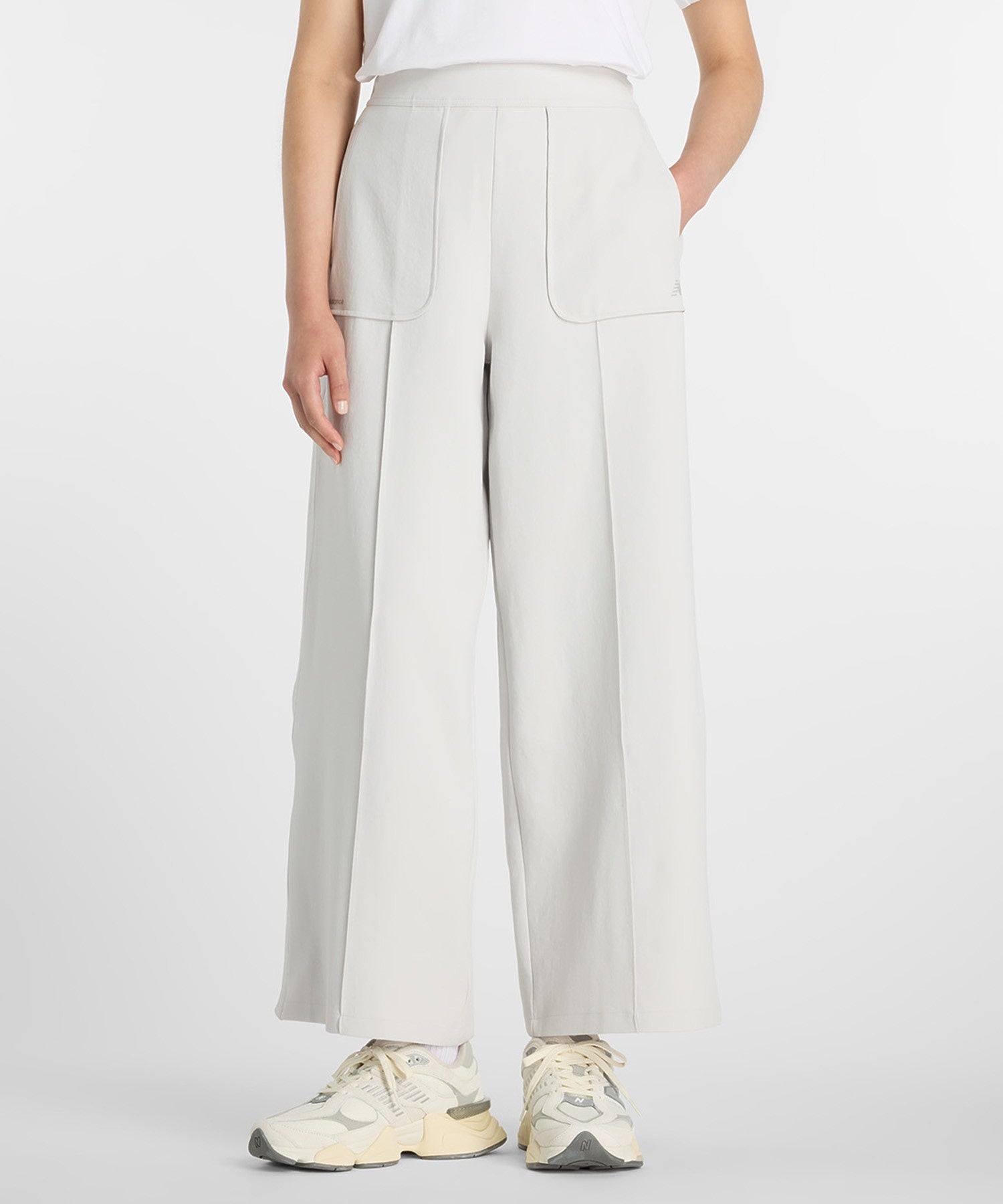 NEW BALANCE/ニューバランス/W NB Grey SIDE SNAP PANT WB61Y2ZJ