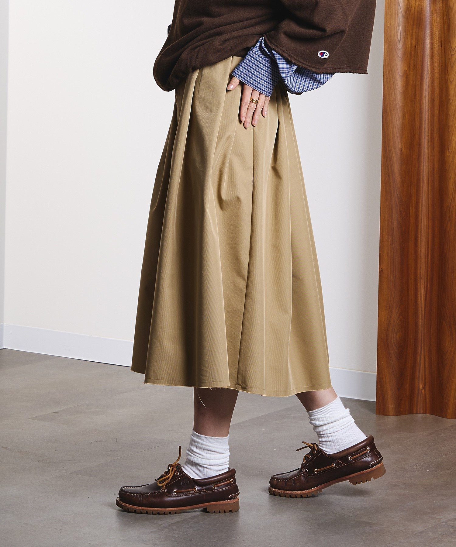 model:161cm 着用サイズ:M