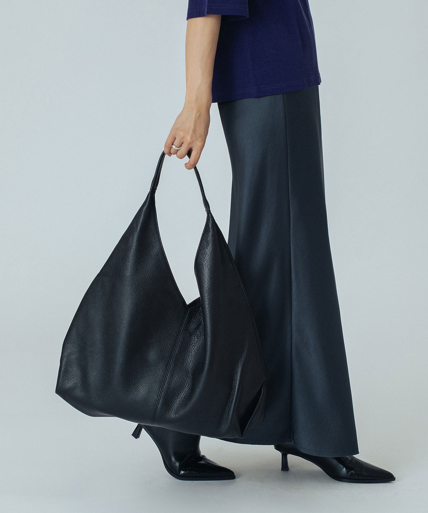 MILLELA FIRENZE/BIG LEATHER TOTE BAG