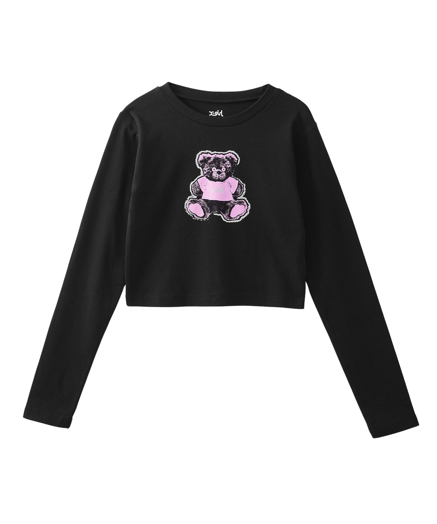 STUFFED BEAR L/S BABY TEE