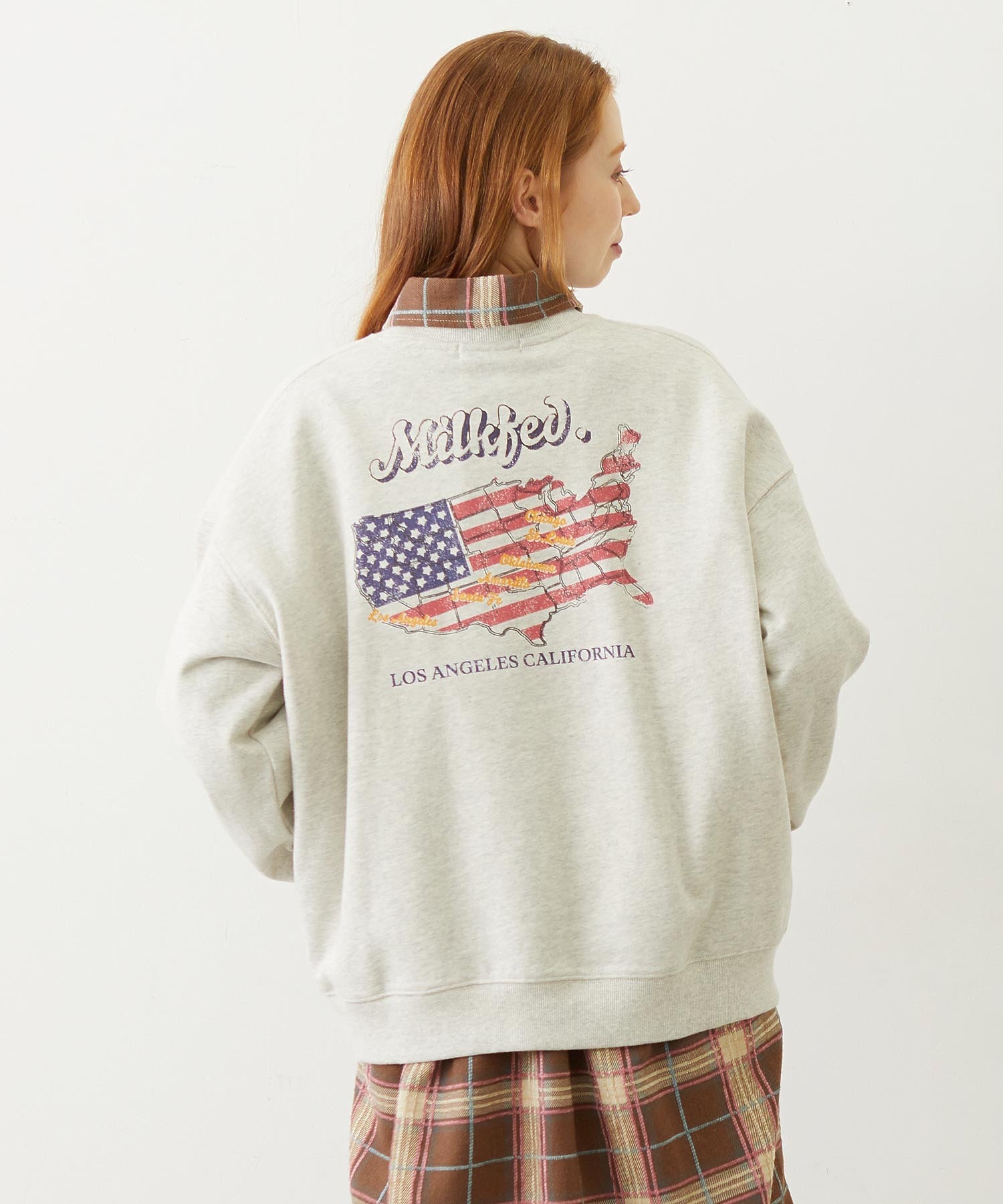 AMERICAN FLAG SWEAT TOP