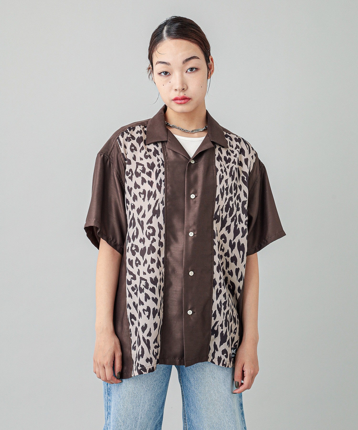 HEART LEOPARD S/S SHIRT