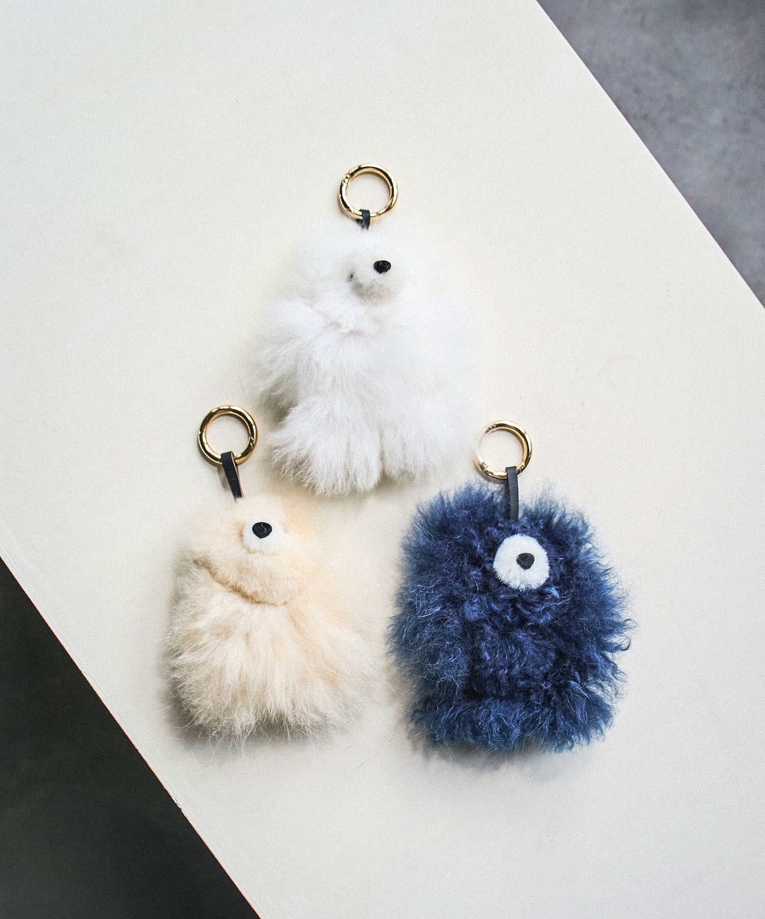 COSY/SMALL BEAR BABY ALPACA KEY RING