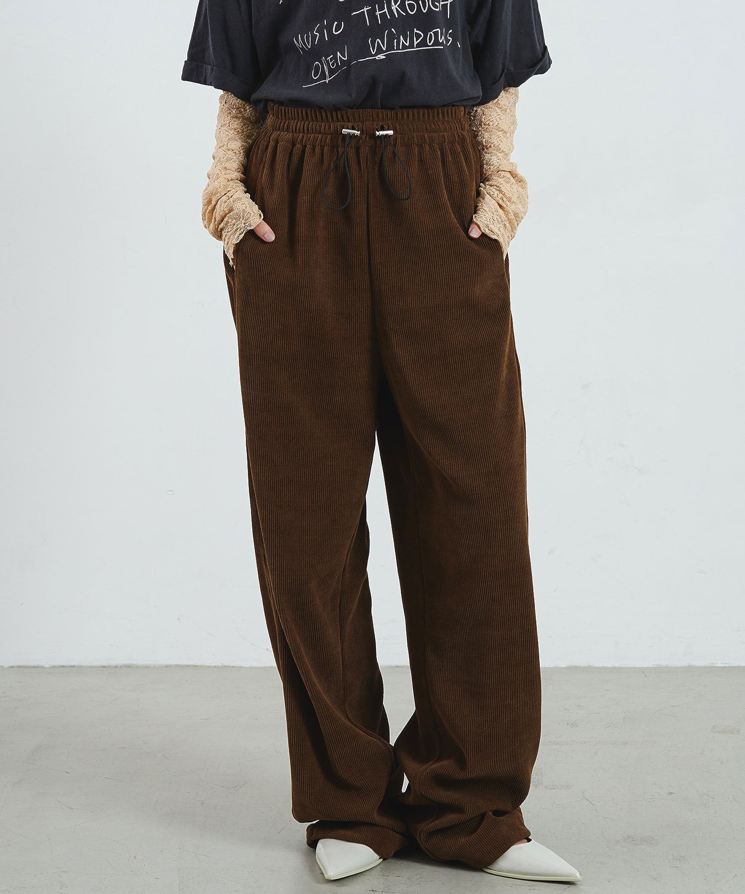 model:164cm 着用サイズ:M